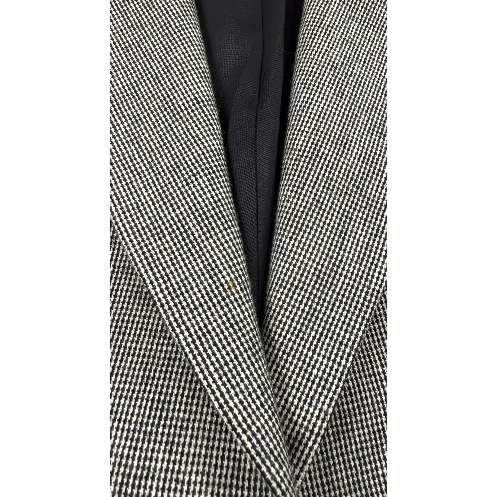 Evan Picone VINTAGE Evan Picone Blazer Womens Medium Houndstooth Velvet Collar Jacket Size M / US 6-8 / IT 42-44 - 7 Thumbnail