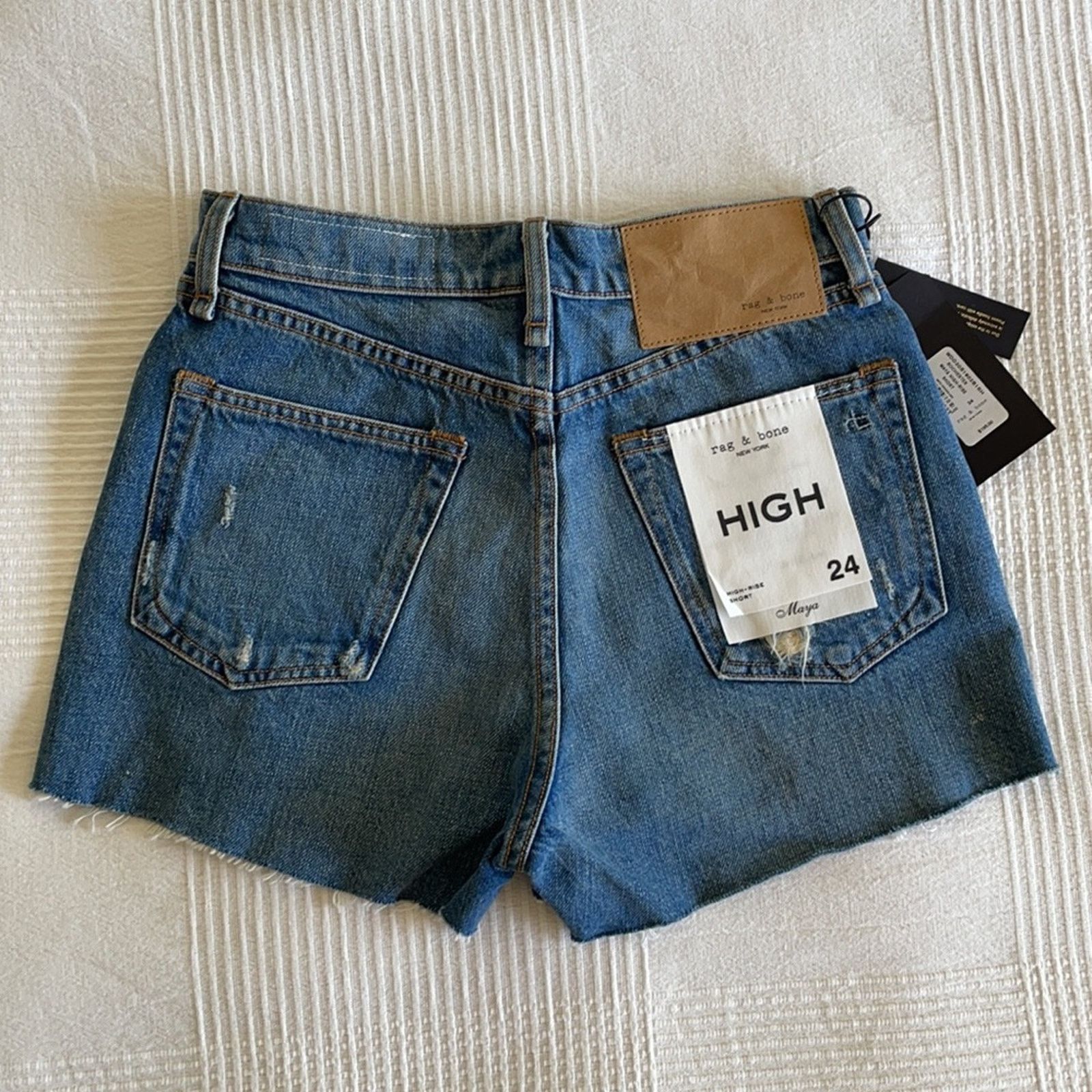 Rag & Bone rag & bone Maya High Rise Jean Shorts Size 24" / US 00 / IT 34 - 4 Thumbnail