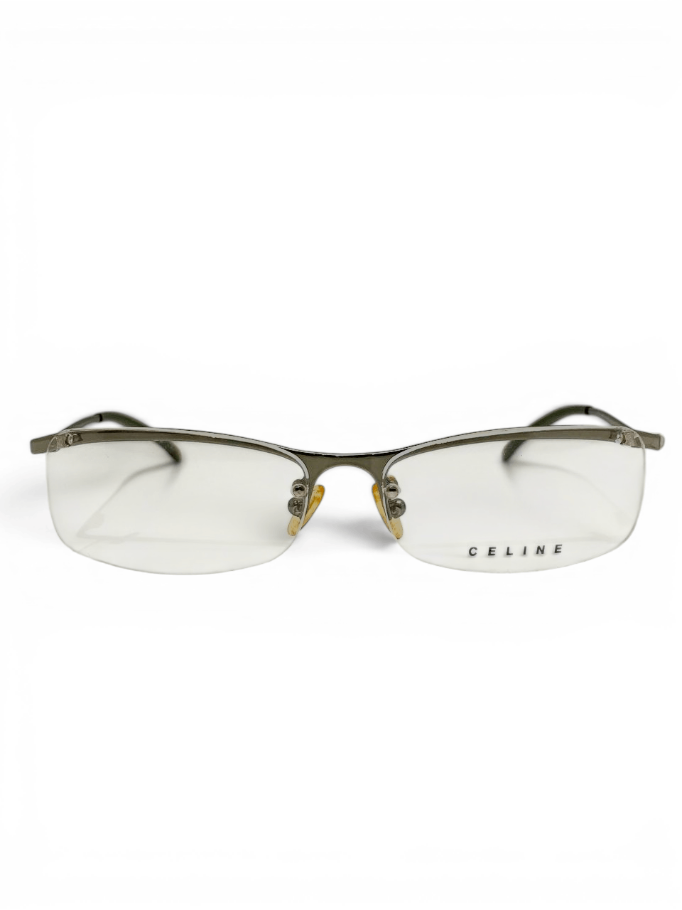 Celine Celine Logo Rimless Retro Square Vintage Eyeglasses Y2K Size ONE SIZE - 9 Thumbnail