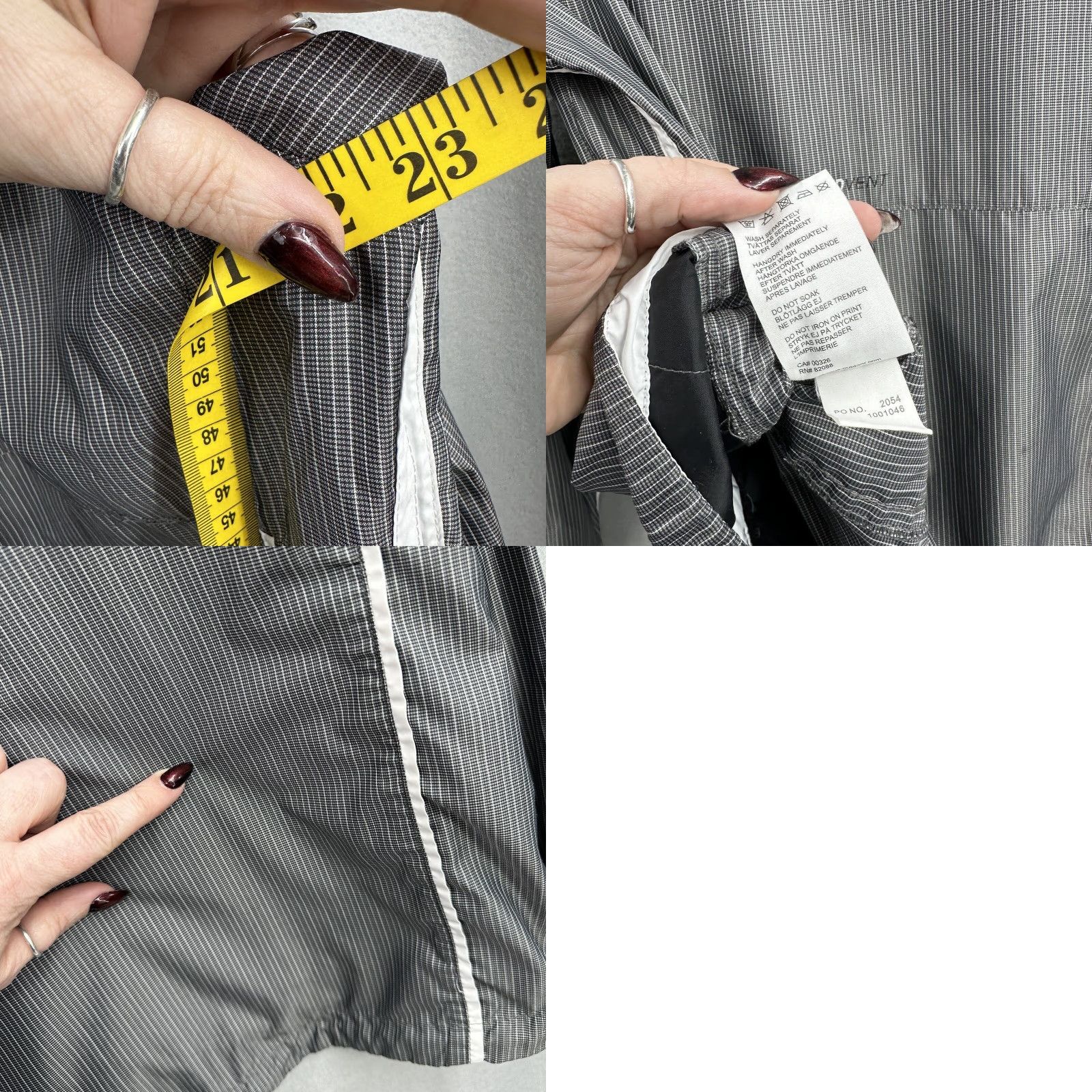 Vintage ABACUS Windbreaker Jacket Mens S Gray Packable Golf Casual Read Size US S / EU 44-46 / 1 - 9 Thumbnail