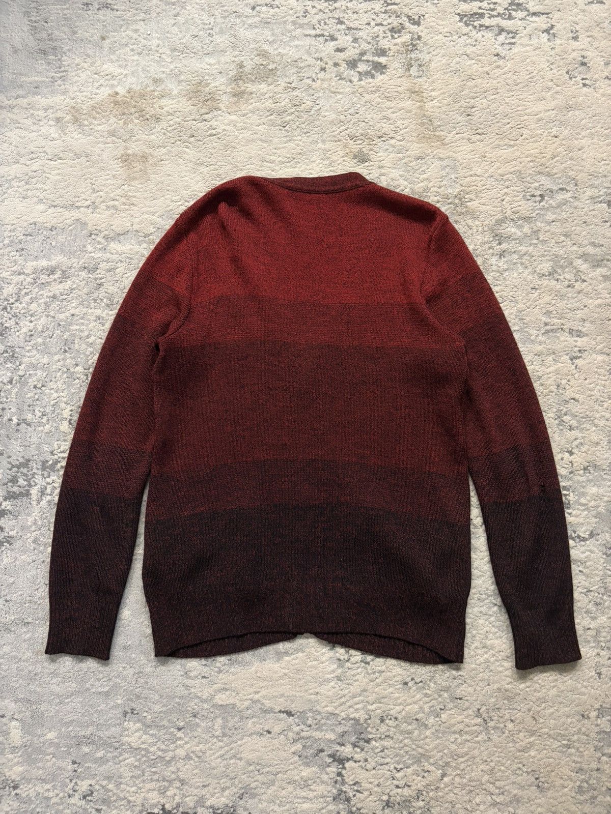 Undercover AW09 Red Gradient Knit Cardigan Size US S / EU 44-46 / 1 - 5 Thumbnail