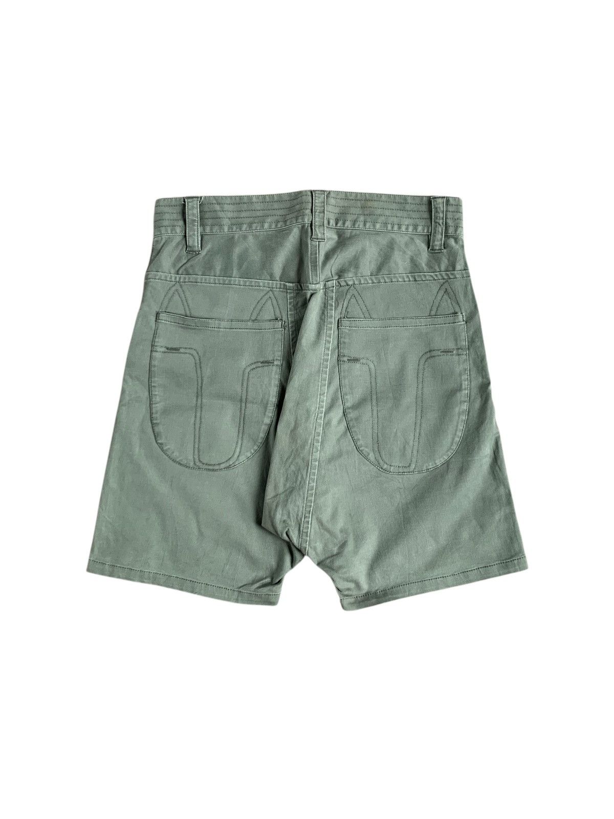 Issey Miyake 2000s Tsumori chisato droped crocth shorts jorts Size US 29 - 1 Thumbnail