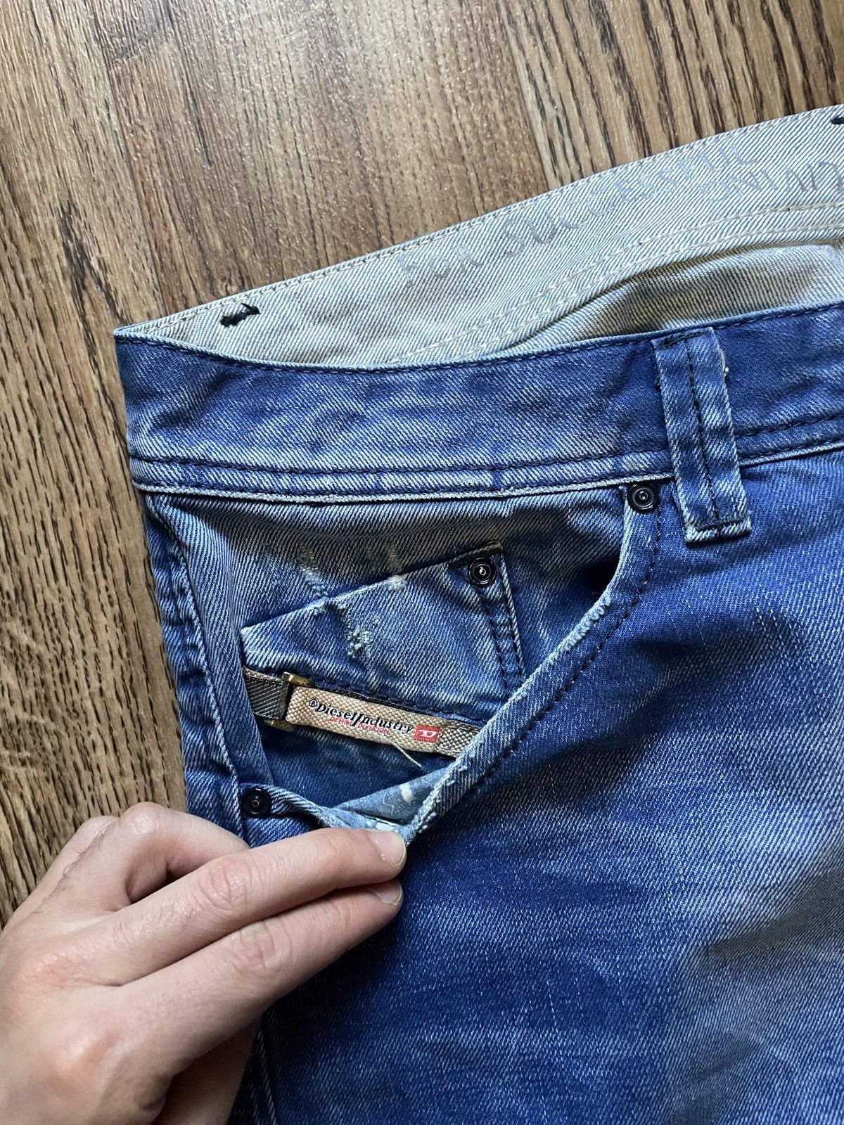 Diesel Vintage Mans Diesel Darron Regular Selvedge Denim Jeans Size US 34 / EU 50 - 5 Thumbnail