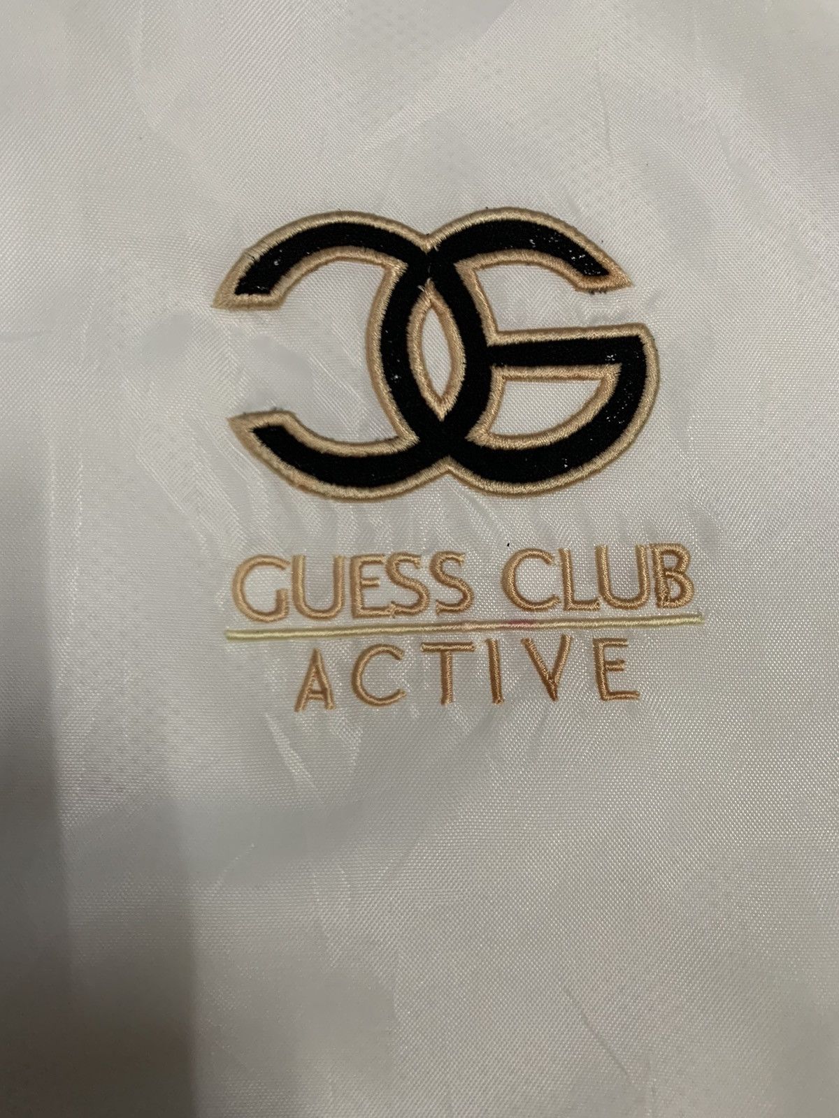 Guess Vintage Guess Club Big Logo Embroidered Jacket like Chanel Size US XL / EU 56 / 4 - 7 Thumbnail