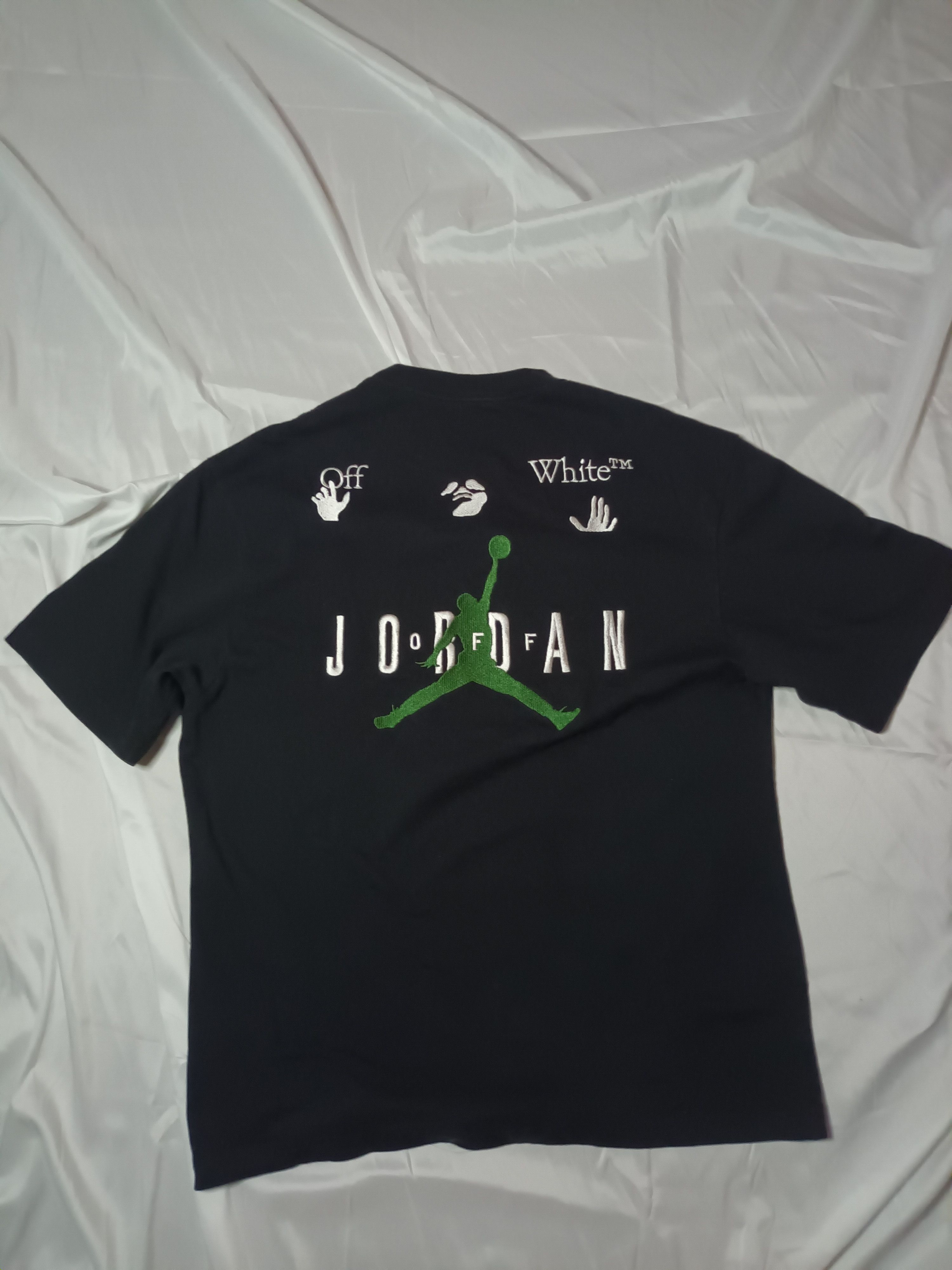 OFF-WHITE x Jordan Tee Black