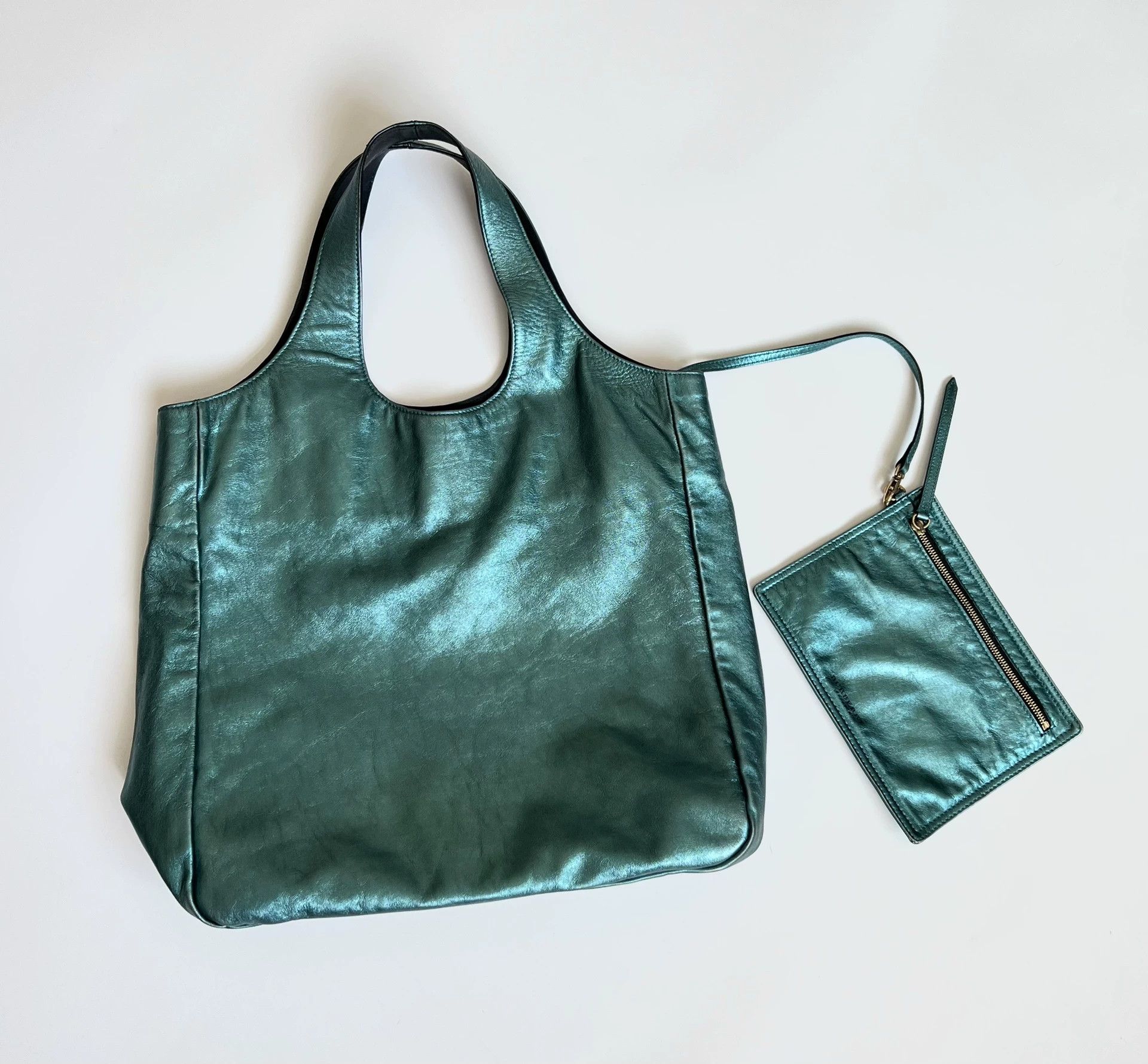 Burberry Burberry Prorsum Electric Blue Leather Tote Bag 40x40 Size ONE SIZE - 4 Thumbnail