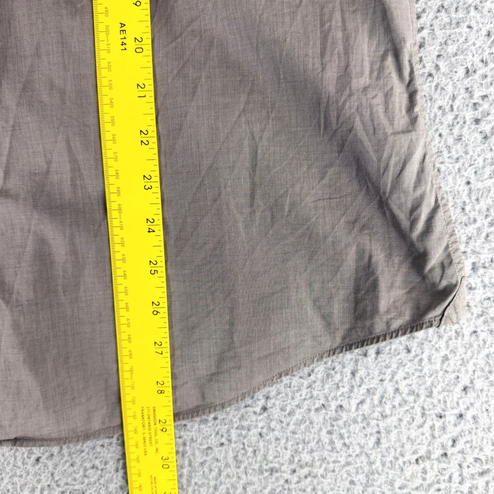 John Varvatos VINTAGE John Varvatos Button-Down Shirt Mens L Brown Cotton Long Sleeve Roll Tab Pocket Size US L / EU 52-54 / 3 - 5 Thumbnail