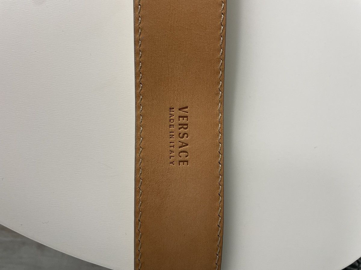 Versace Versace Medusa Buckle Leather Belt Size ONE SIZE - 16 Thumbnail