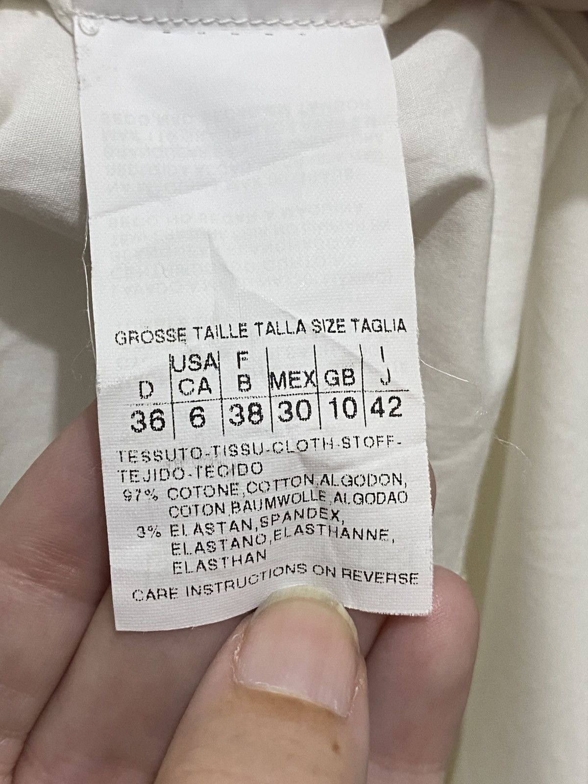 Marella MARELLA WHITE COTTON SHIRT Size M / US 6-8 / IT 42-44 - 8 Thumbnail