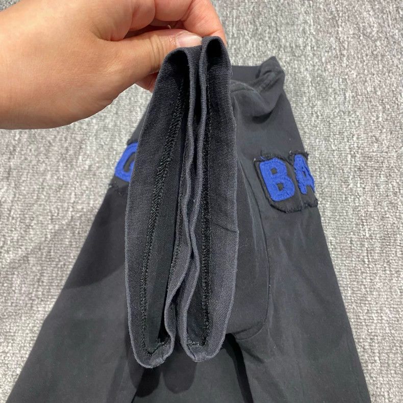Balenciaga Balenciaga Back patch blue letter short-sleeve Size US S / EU 44-46 / 1 - 9 Thumbnail