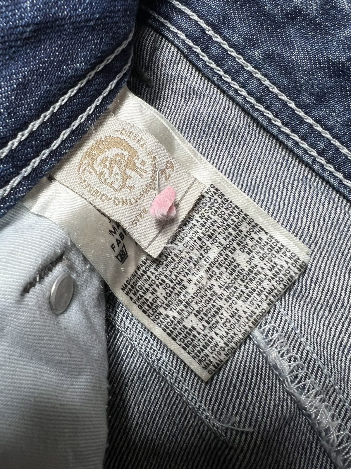 Diesel Diesel Darron Clawn Mark Washed Button Pants Size US 29 - 9 Thumbnail