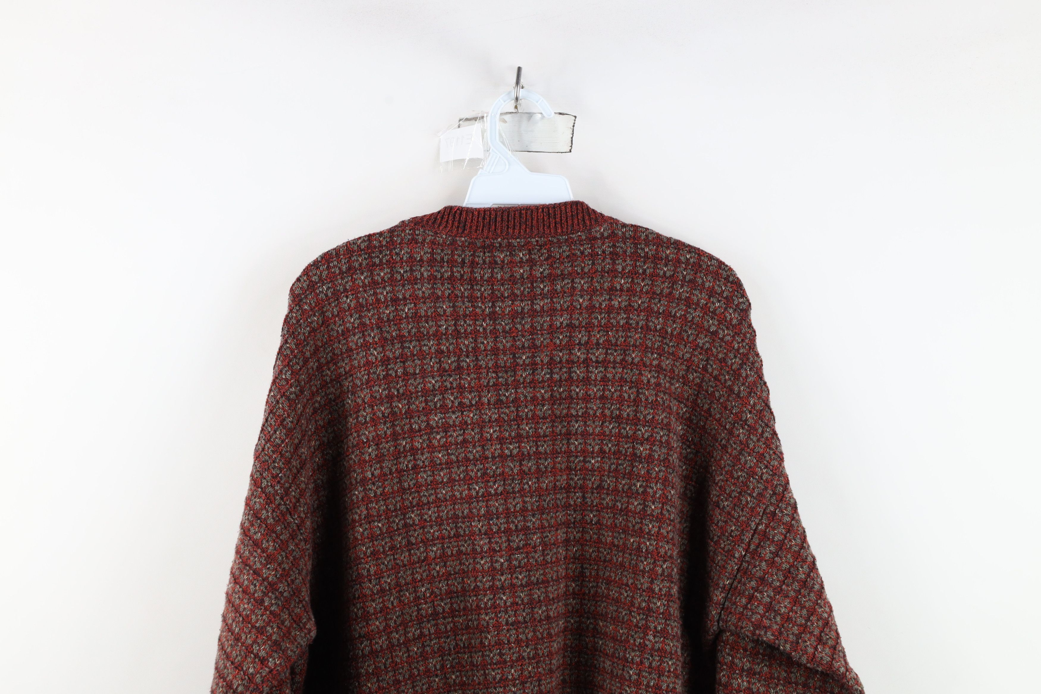 Vintage Vintage 90s Streetwear Ribbed Knit Crewneck Sweater Size US L / EU 52-54 / 3 - 7 Thumbnail