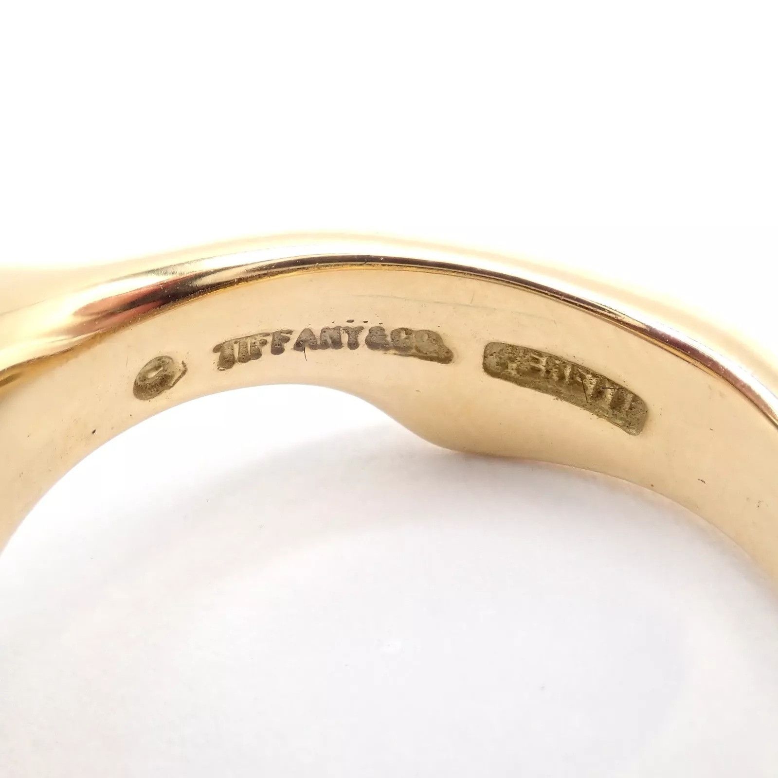 Tiffany & Co. Tiffany & Co. 18k Yellow Gold Peretti Calla Lily Ring Sz 5 Size ONE SIZE - 4 Thumbnail
