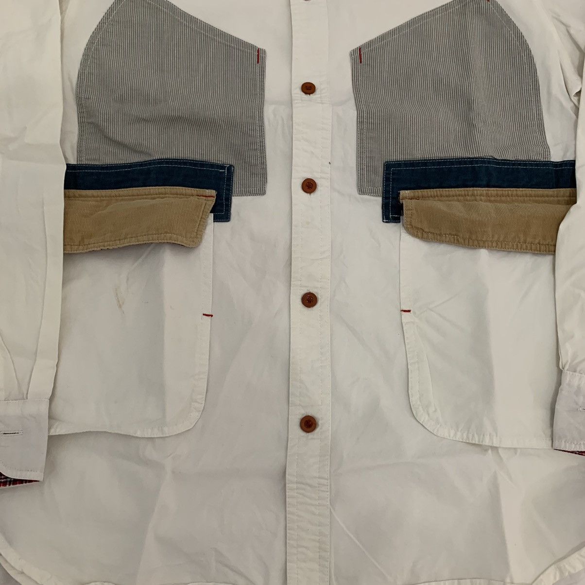 Junya Watanabe MAN Vtg AD2003 Rodeo Corduroy Flannel Shirt