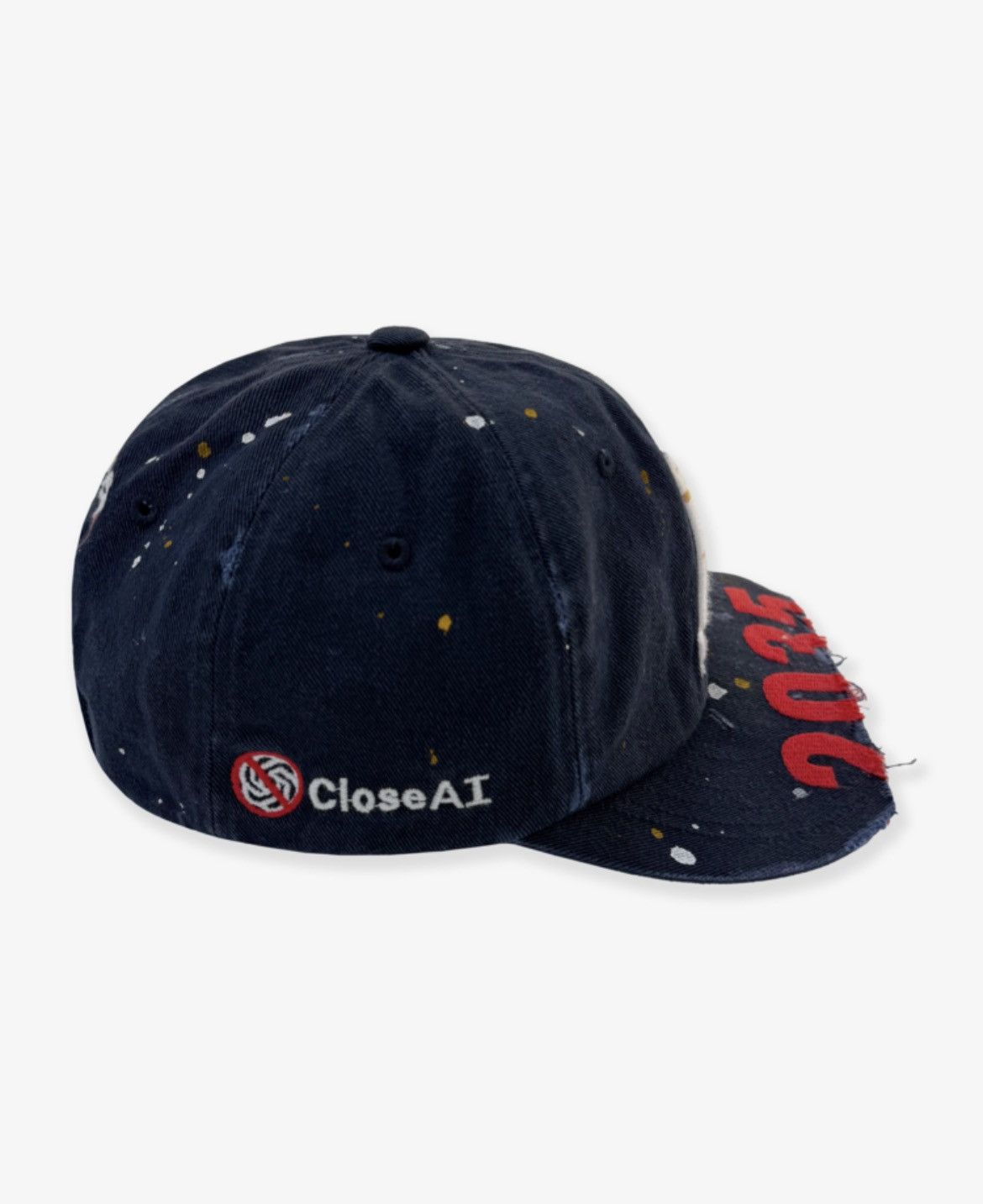 PROJECT G/R WIDE THROWBACK CAP - NAVY hat Size ONE SIZE - 5 Thumbnail