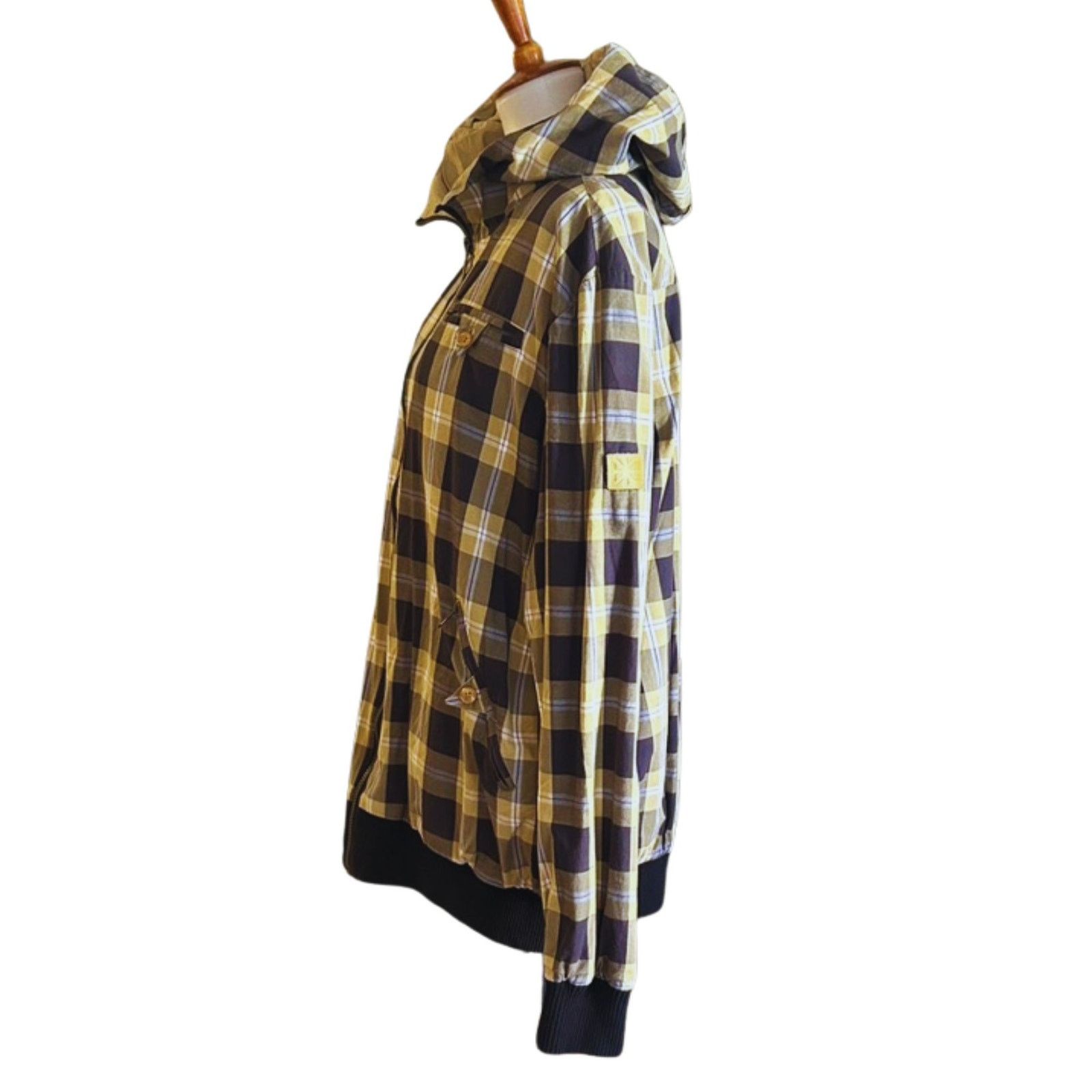 Makia Makia Mens Plaid Hood Jacket, Size XL Size US XL / EU 56 / 4 - 3 Thumbnail