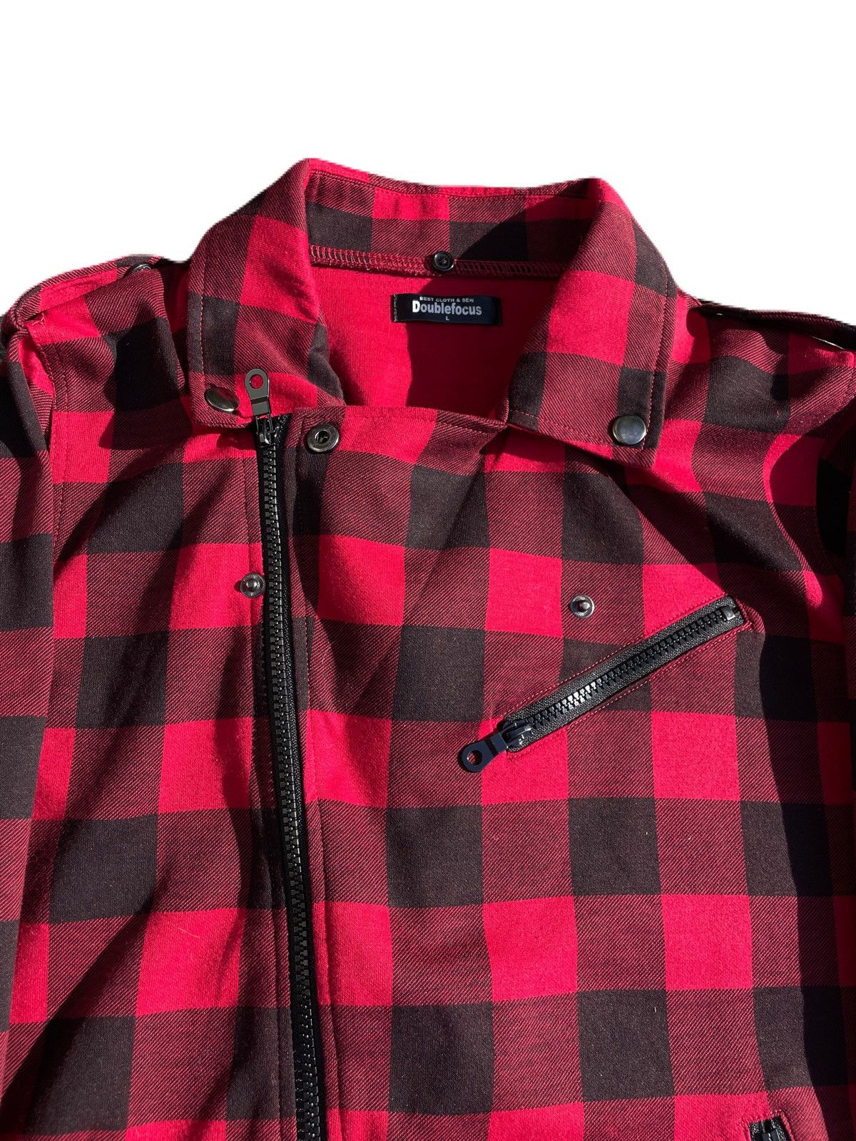 If Six Was Nine 2000s Japanese archive Multi Gimmic Check Jacket Y2K Punk Size US S / EU 44-46 / 1 - 6 Thumbnail