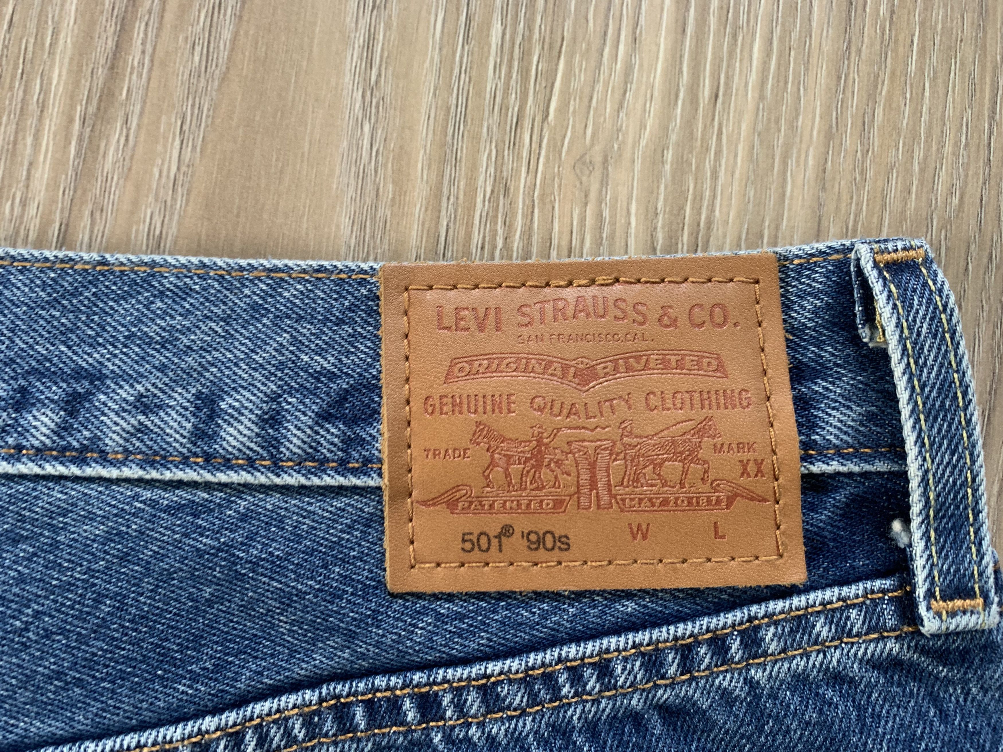 Levi's Mens Levi’s 501 90s Ankle Premium Light Blue Jeans Size US 34 / EU 50 - 8 Thumbnail