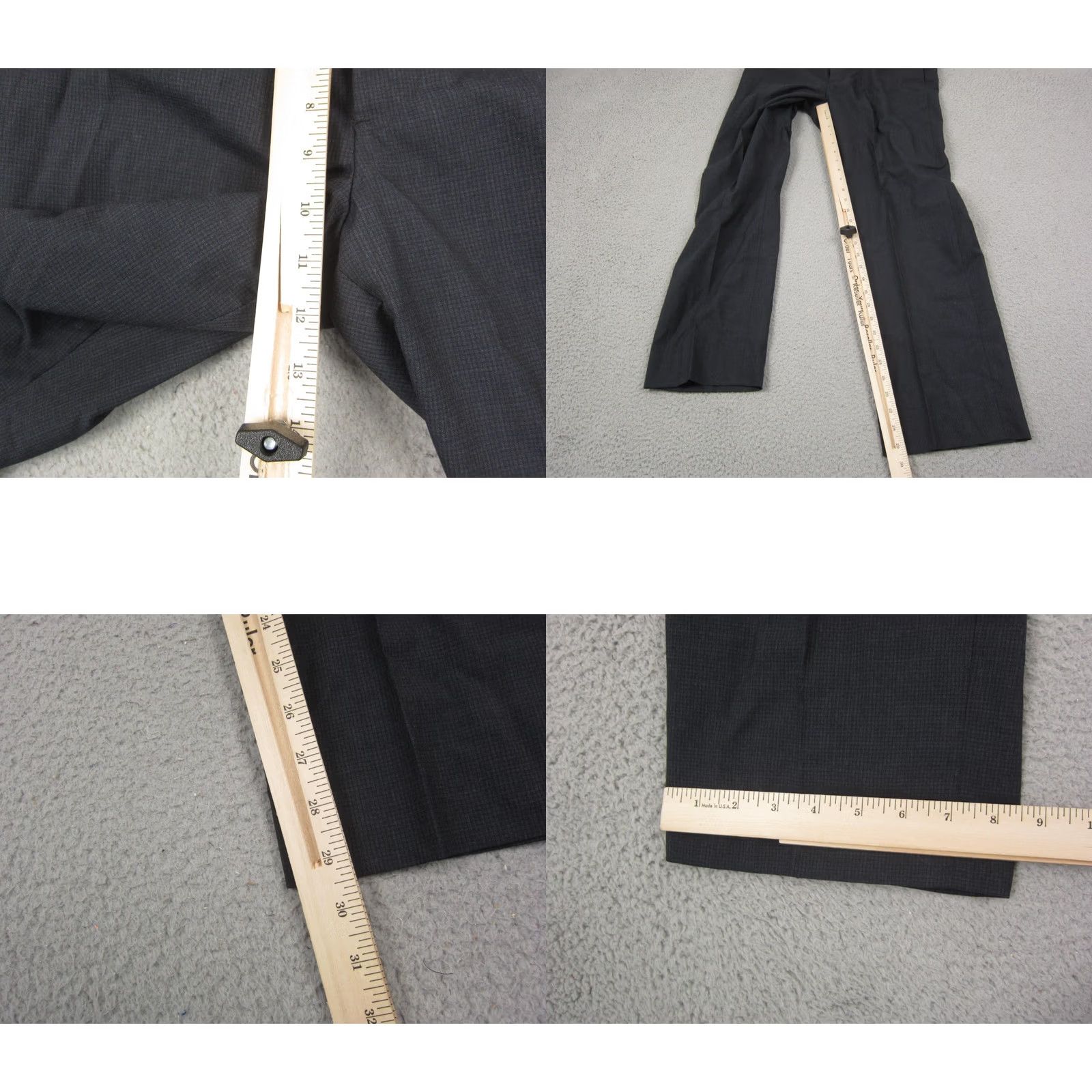 Brooks Brothers Brooks Brothers Pants Mens W36 L30 Black 346 Madison Fit 100% Wool Dress Formal Size US 36 / EU 52 - 9 Thumbnail
