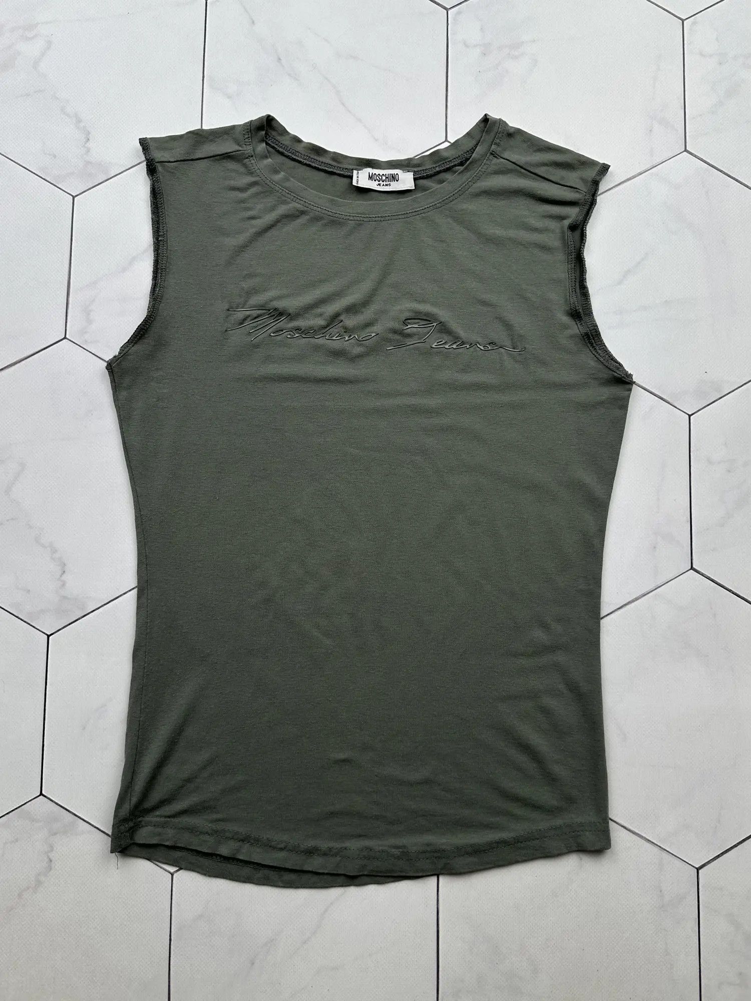 Moschino Moschino Vintage Tank Top (B88) Size M / US 6-8 / IT 42-44 - 1 Thumbnail