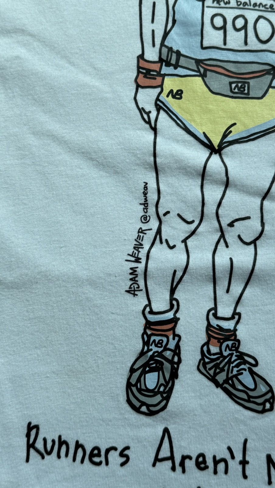 New Balance New Balance x Adam Weaver "Runners Aren't Normal" Tshirt S Size US S / EU 44-46 / 1 - 3 Thumbnail