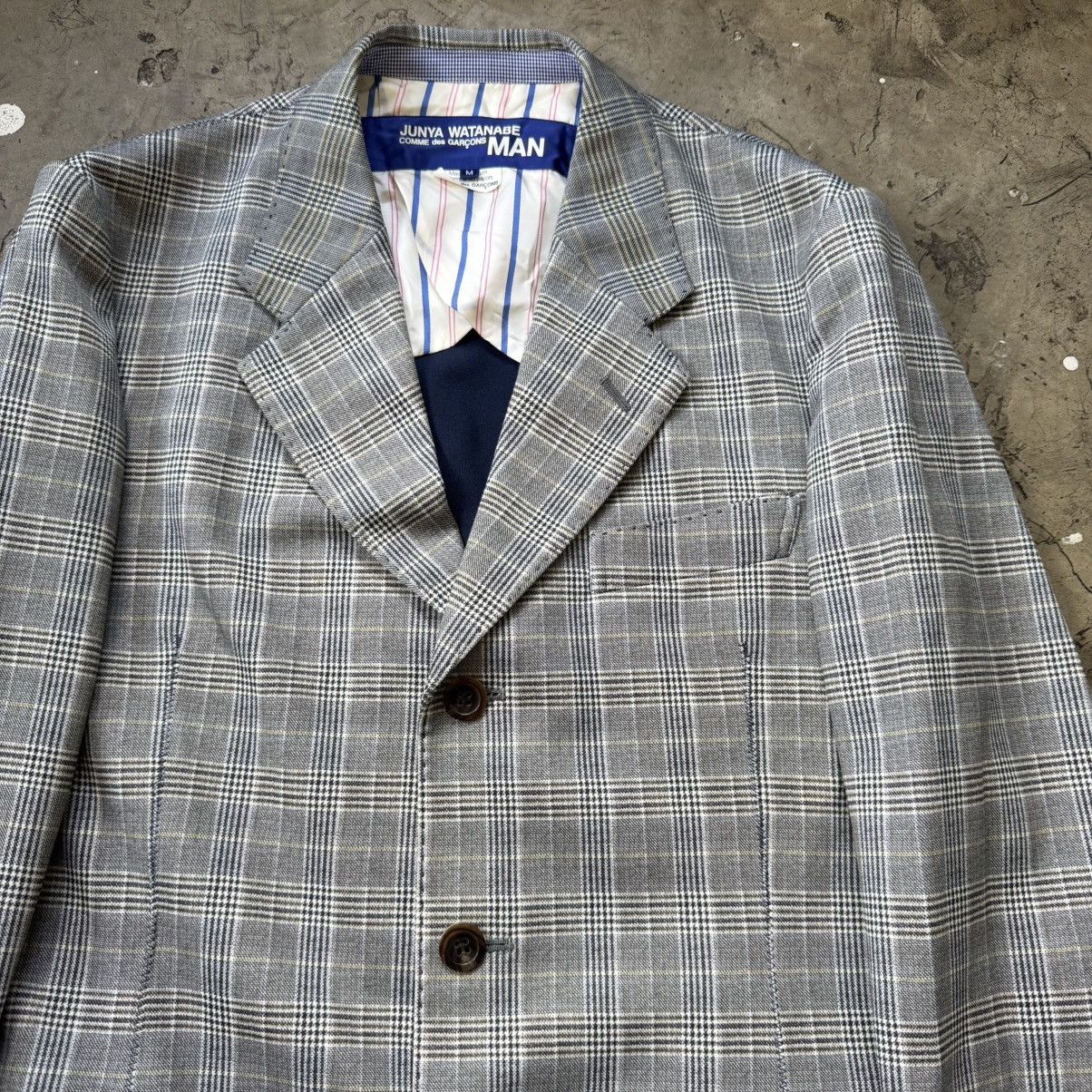 Junya Watanabe Junya Watanabe - CDG - 2009 Houndstooth Plaid Blazer Jacket Size US M / EU 48-50 / 2 - 3 Thumbnail