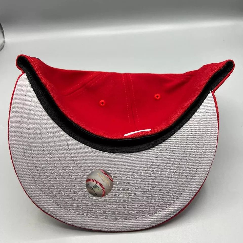 New Era Cleveland Indians Guardians Hat Men 7 1/4 Red Fitted New Size ONE SIZE - 5 Thumbnail