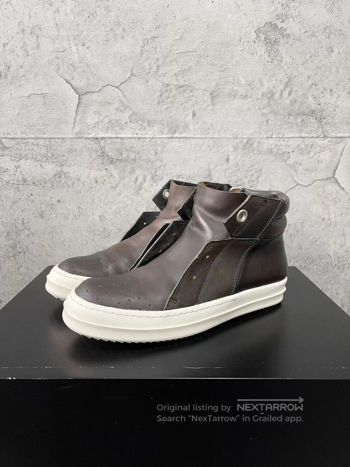 Rick Owens rick owens island dunk brown high. Size US 6 / EU 39 - 3 Thumbnail