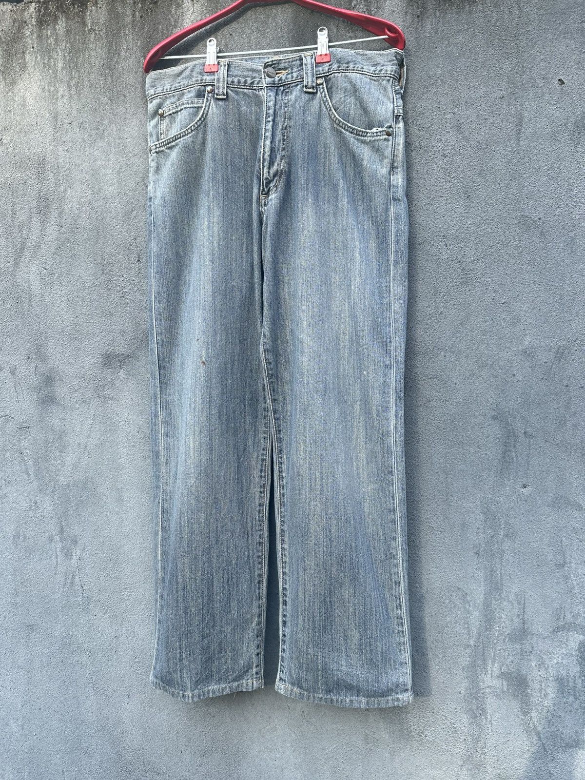 Wrangler 👹Vintage Wrangler Faded Baggy Jeans Size US 32 / EU 48 - 5 Thumbnail