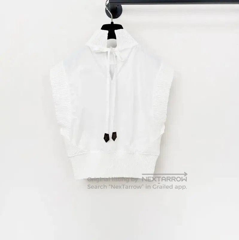 Louis Vuitton Louis Vuitton Women's White Summer Short Sleeve Shirt . Size XS / US 0-2 / IT 36-38 - 2 Thumbnail