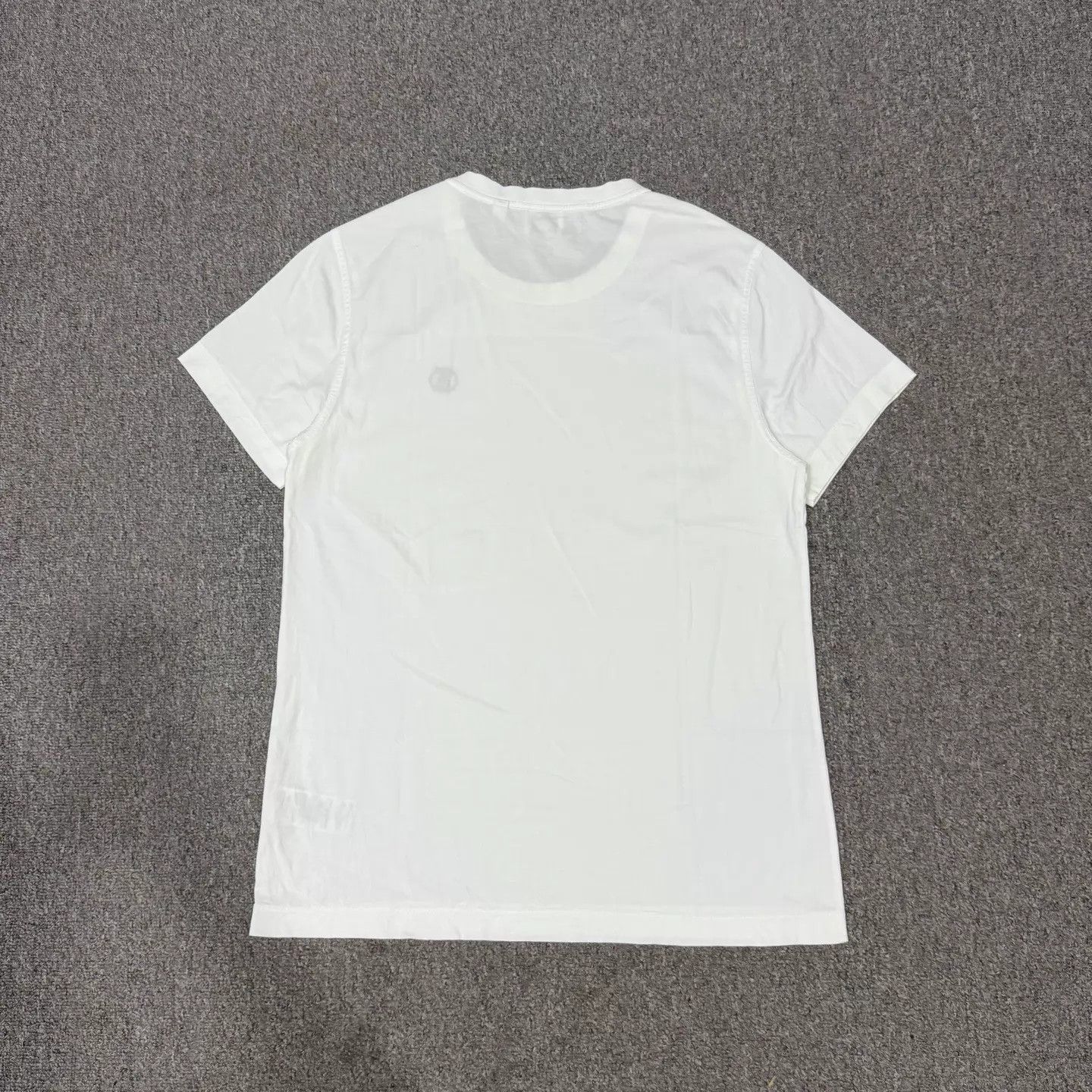 Burberry Burberry White Embroidered TB Logo SS Tee L 99 New Size L / US 10 / IT 46 - 2 Thumbnail