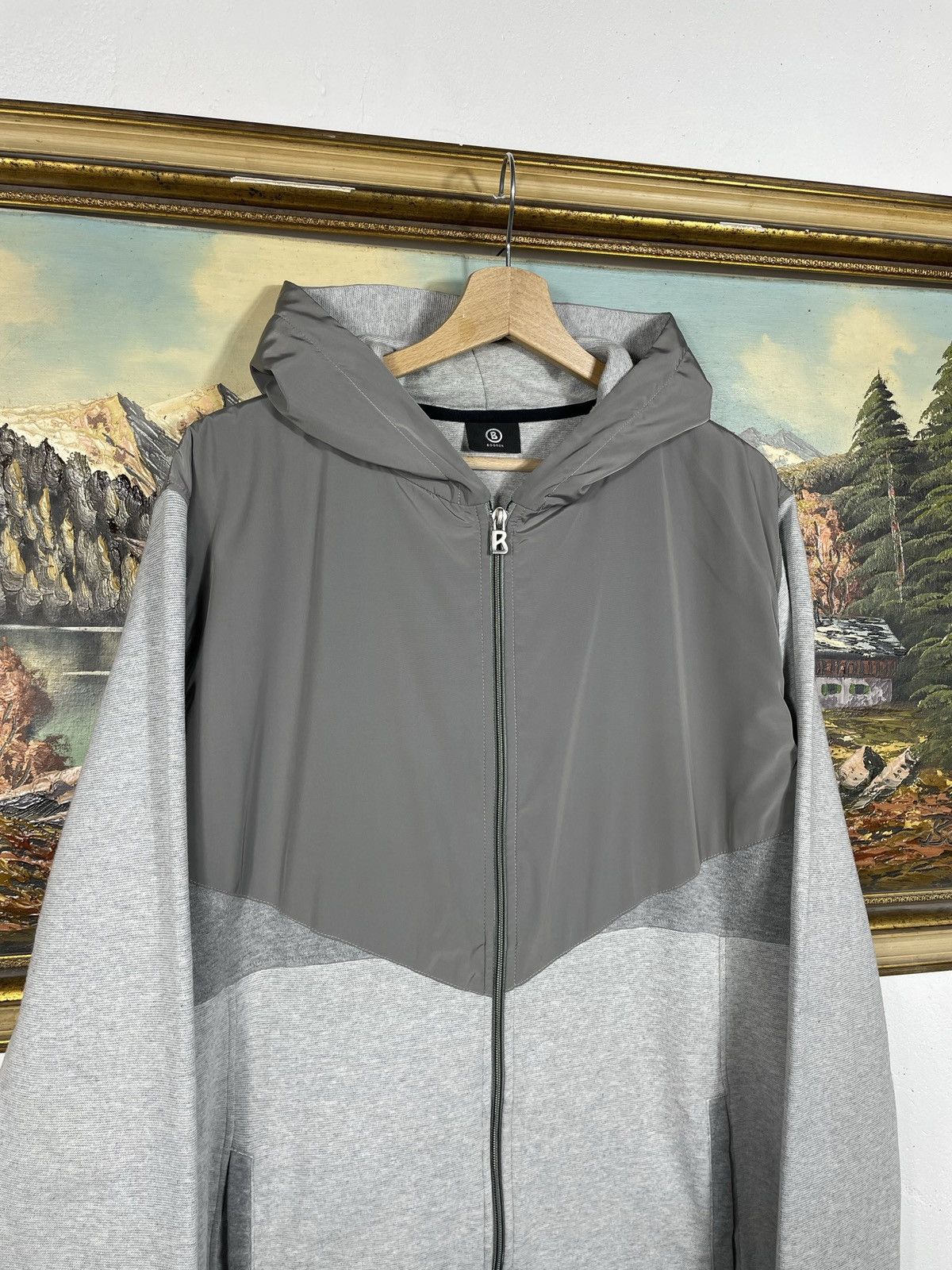 Bogner × Designer Bogner Zip Nylon Hoodie Sweatshirt Jacket Gorpcore Outdoor Size US XXL / EU 58 / 5 - 6 Thumbnail