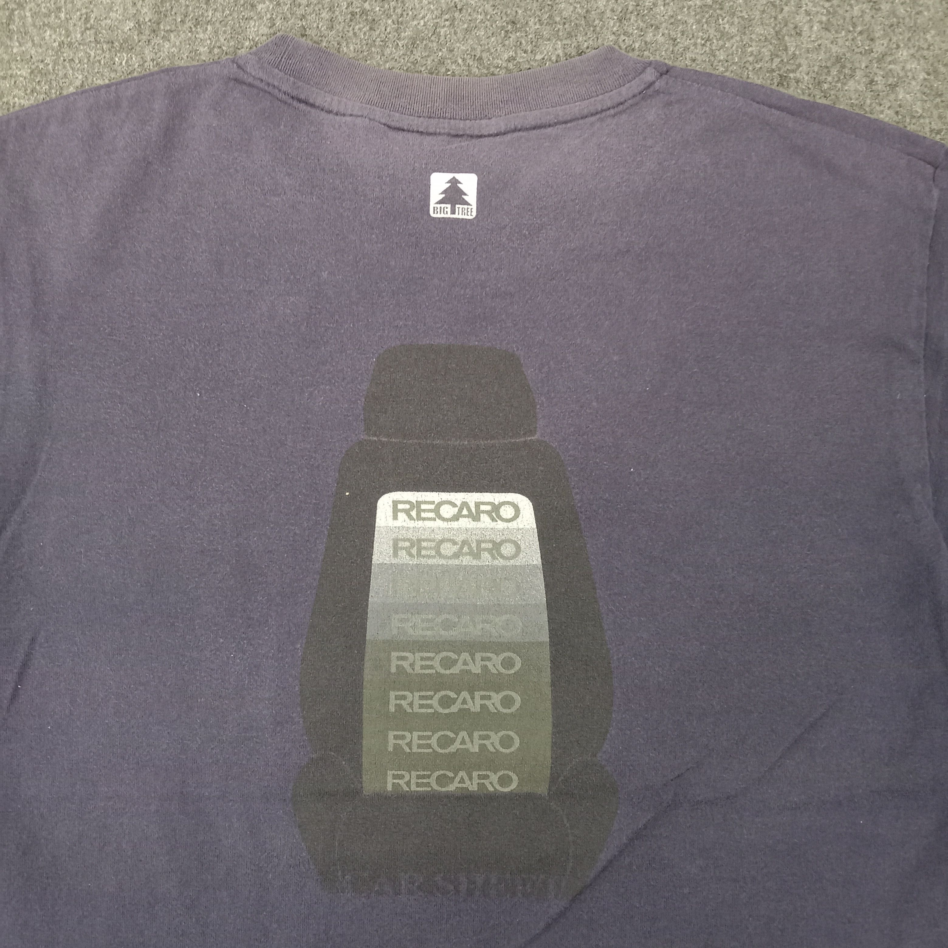 Vintage Recaro Racing Accessories Formula One Tshirt Size US M / EU 48-50 / 2 - 2 Thumbnail