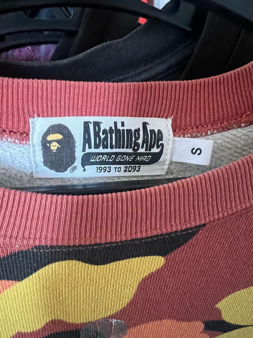 Bape Bape 1st Camo Red Shark Sweatshirt Crewneck Size US S / EU 44-46 / 1 - 2 Thumbnail