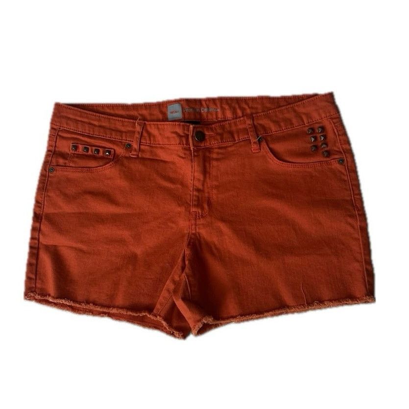 Mossimo Mossimo orange rust denim cutoff shorts 90s vibe Size 34" / US 12 / IT 48 - 1 Thumbnail