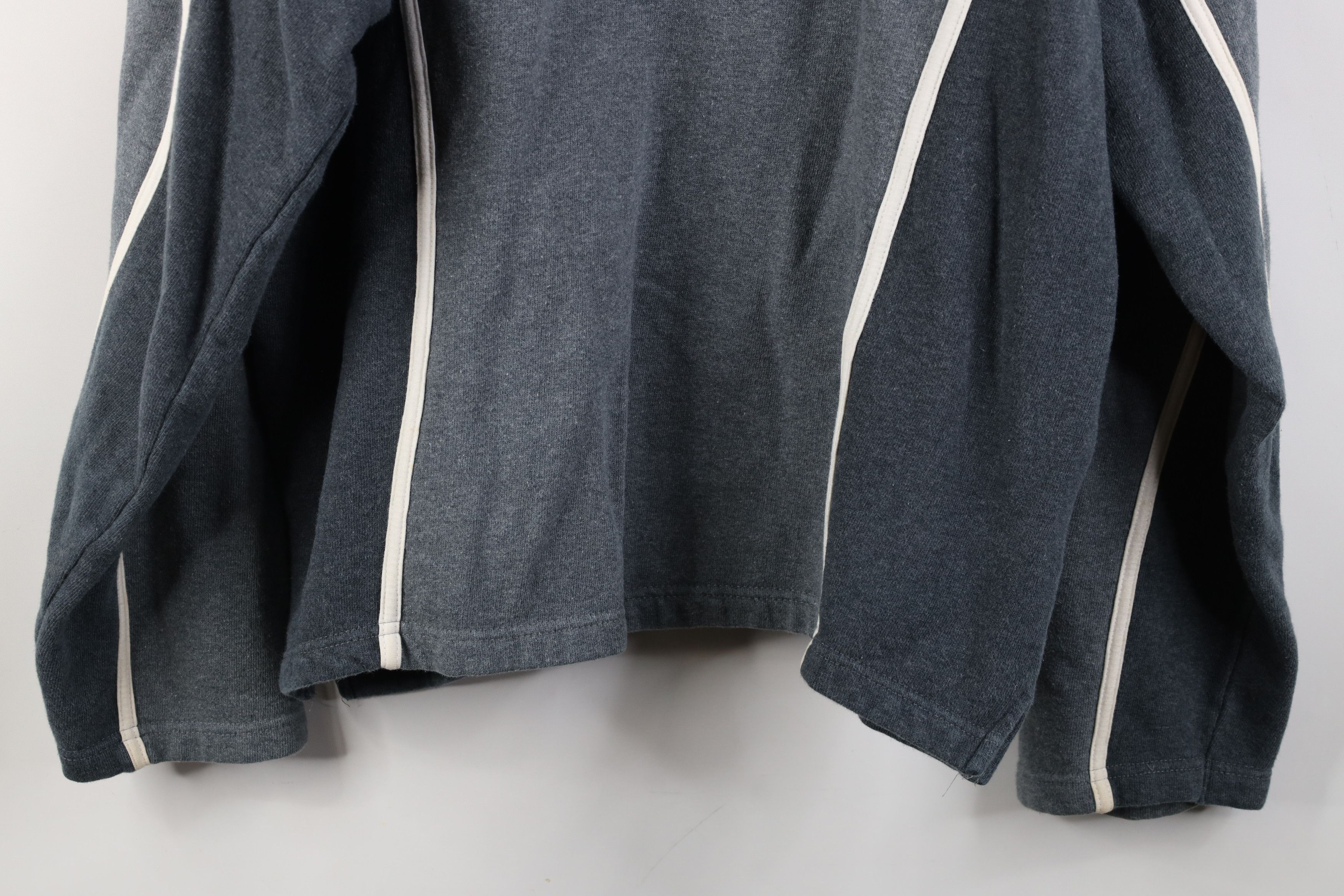 Vintage Vintage 90s Ski Doo Bombardier Ribbed Knit Sweatshirt Gray Size L / US 10 / IT 46 - 13 Thumbnail