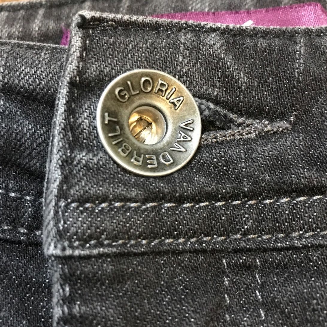 Gloria Vanderbilt Gloria Vanderbilt Denim Mid-Rise Wide Leg Jeans 12P Size 33" - 6 Thumbnail