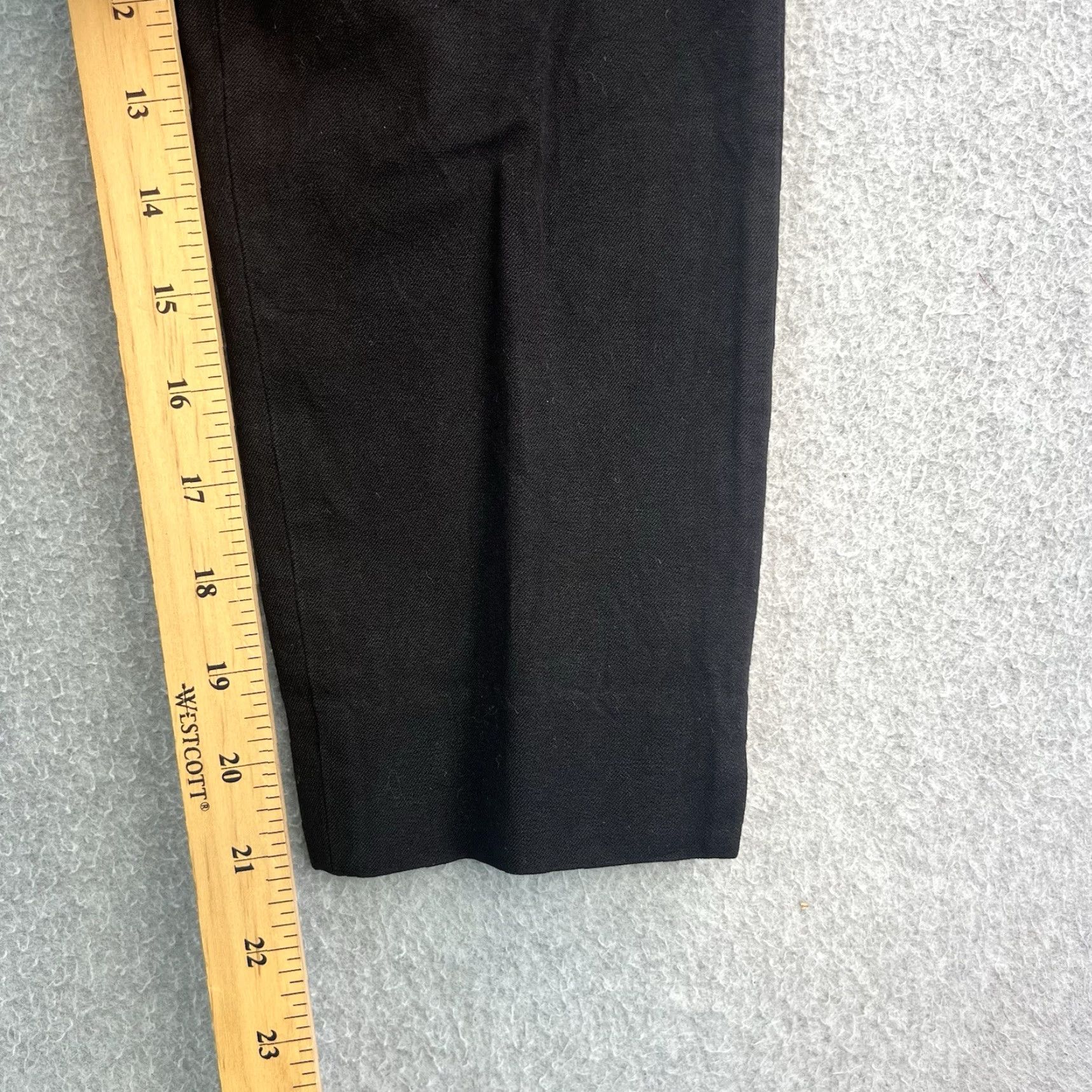 Banana Republic Banana Republic Sloan Pants Womens 4S Short Black Ankle Mid Rise Trousers Pants Size 27" / US 4 / IT 40 - 3 Thumbnail