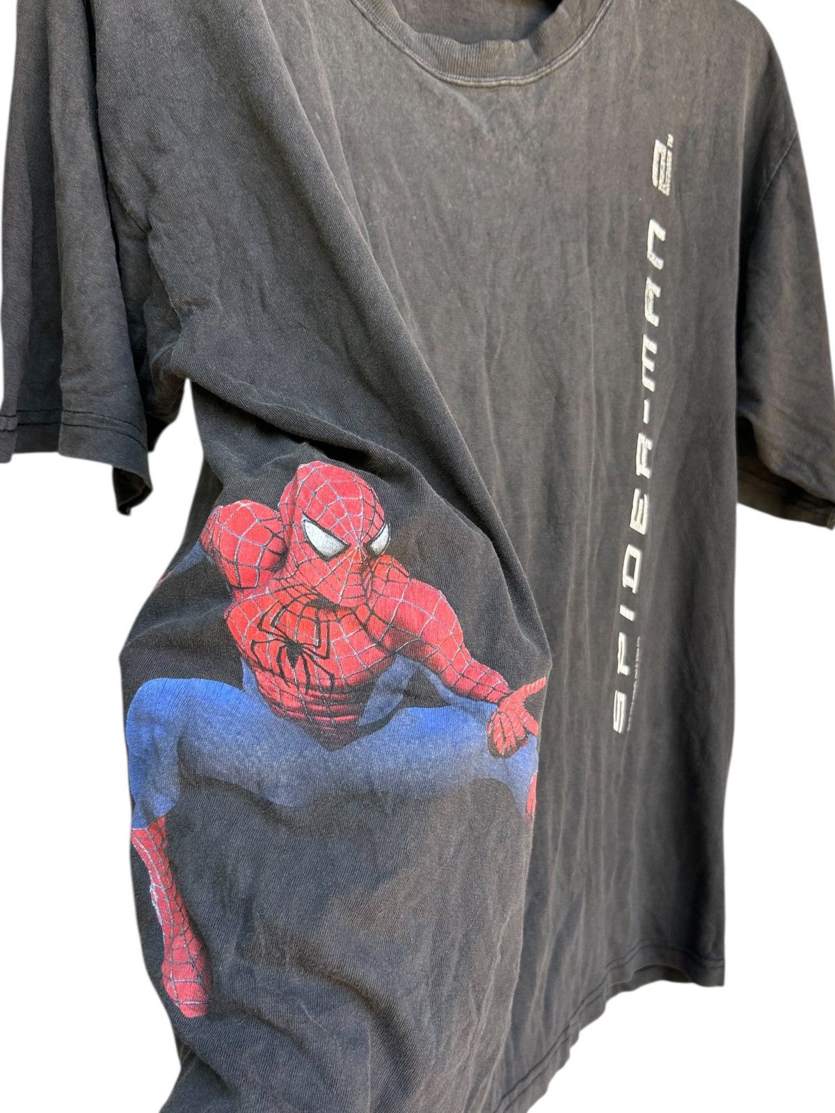 Marvel Comics × Vintage Sunfaded Vintage Spider Man 2 Shirt Size US L / EU 52-54 / 3 - 1 Thumbnail