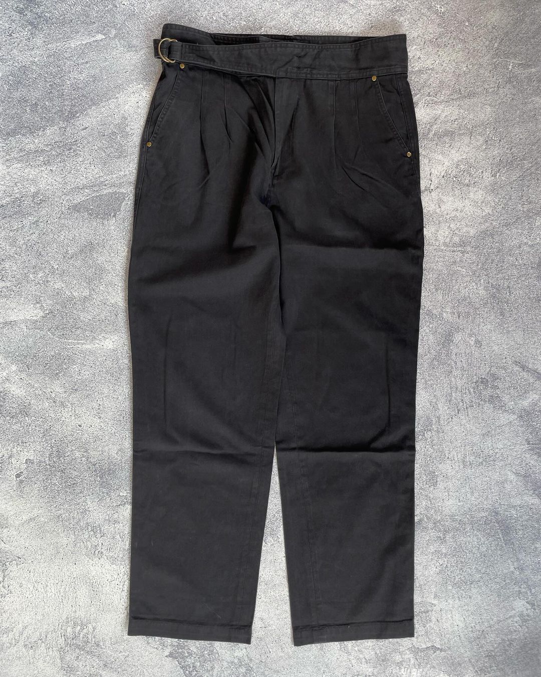 image of Ghurka x Vintage Dimitri Gurkha Pants in Black, Men's (Size 34)