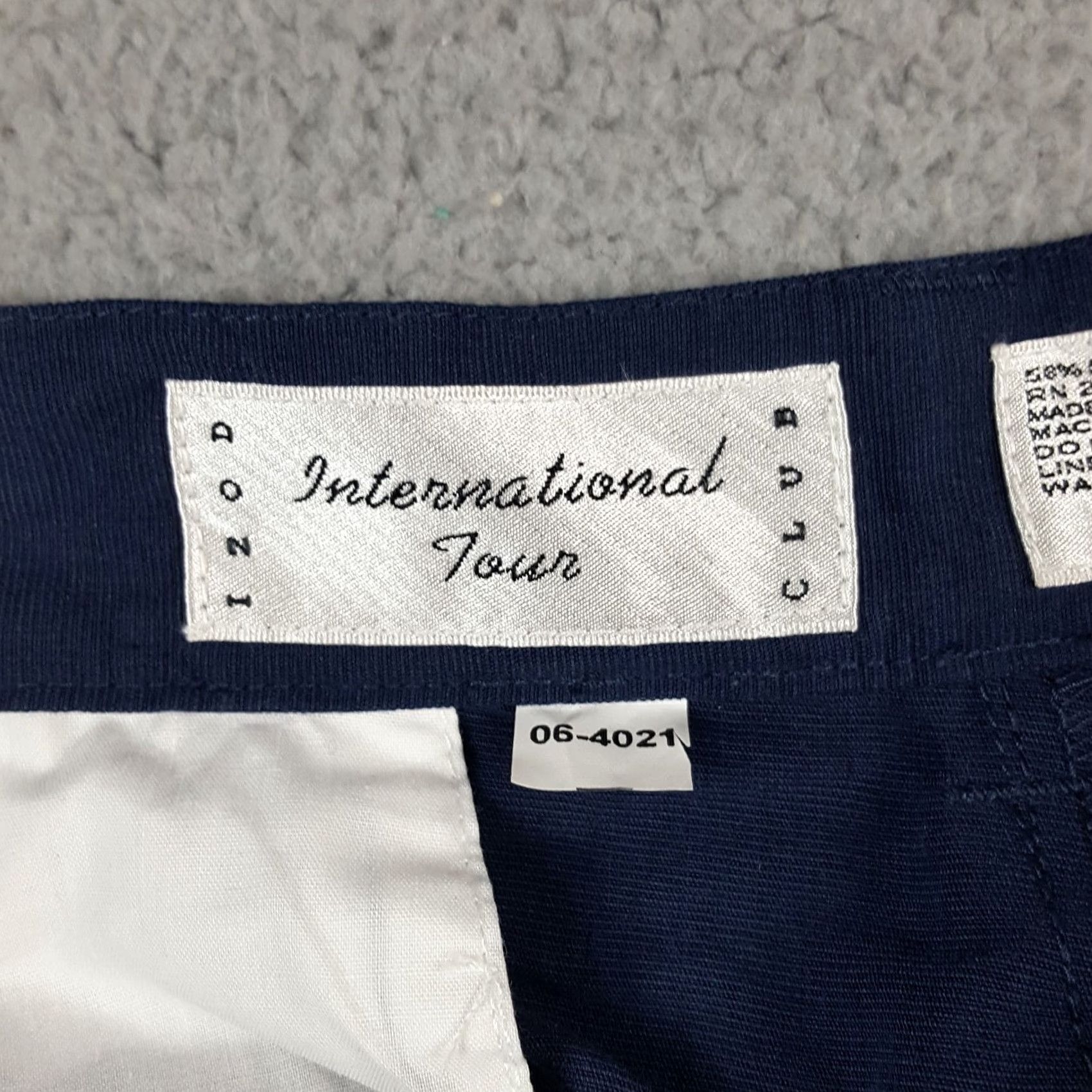 Izod VINTAGE IZOD Navy Blue Pleated Front Bermudas Mens Size 38 Relaxed Preppy Bermuda Golf Shorts Size US 38 / EU 54 - 6 Thumbnail