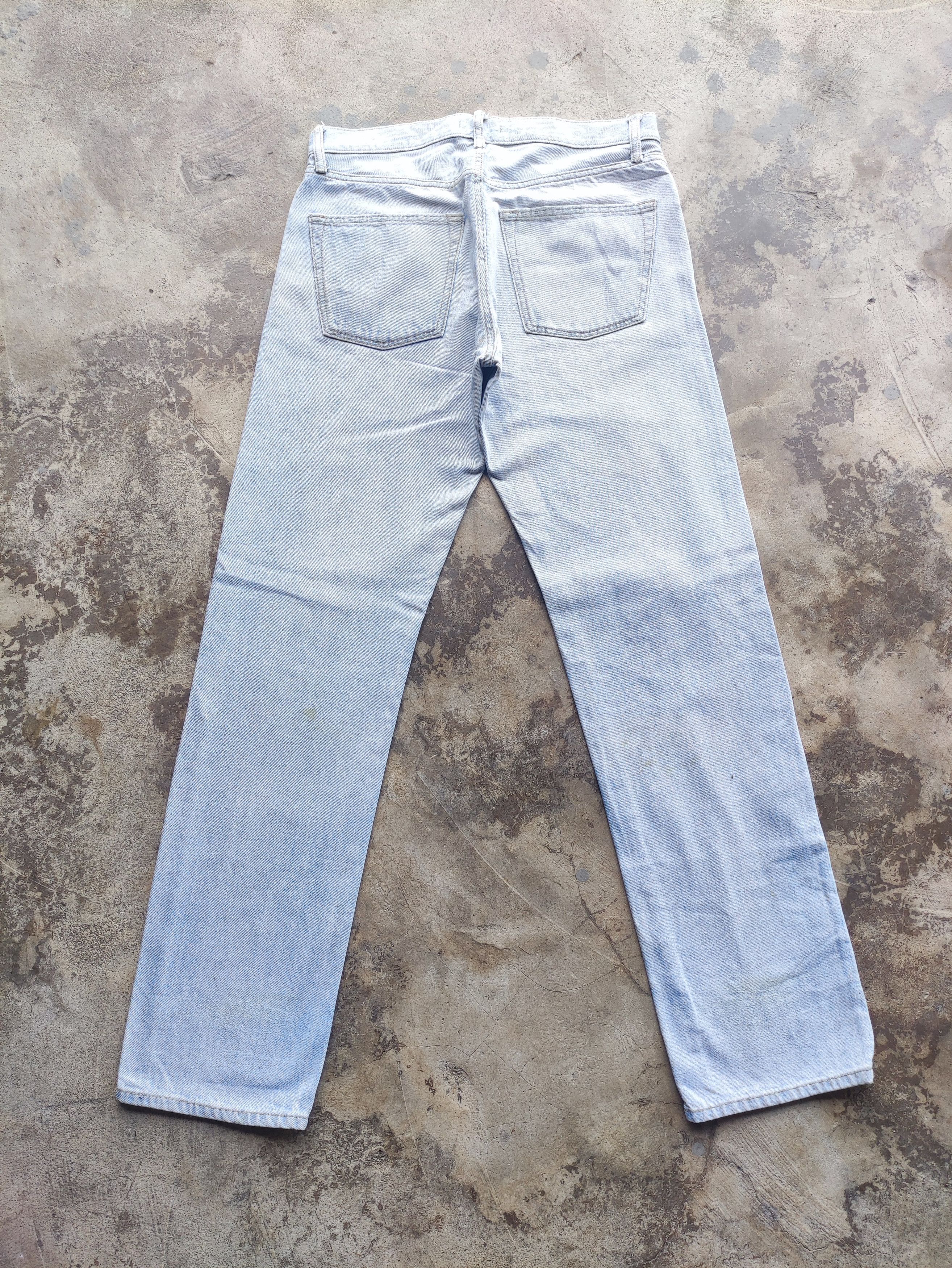 Vintage Japanese Brand Faded Distressed Denim Pants