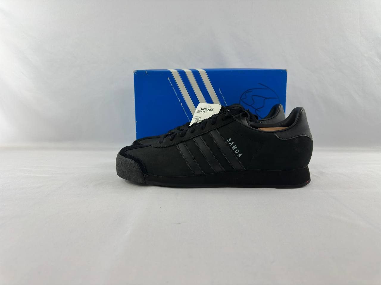 Adidas Vintage Adidas Samoa Nubuck Shoes 2004 Black 679706 Size US 13 / EU 46 - 4 Thumbnail
