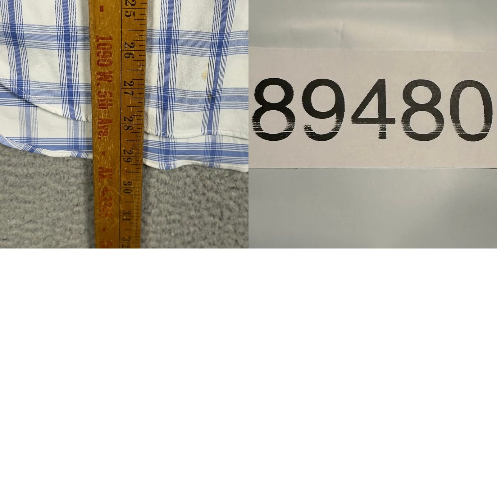Bonobos Bonobos Shirt Mens XL Blue White Slim Fit Button Up Plaid Stretch Outdoor Size US XL / EU 56 / 4 - 8 Thumbnail