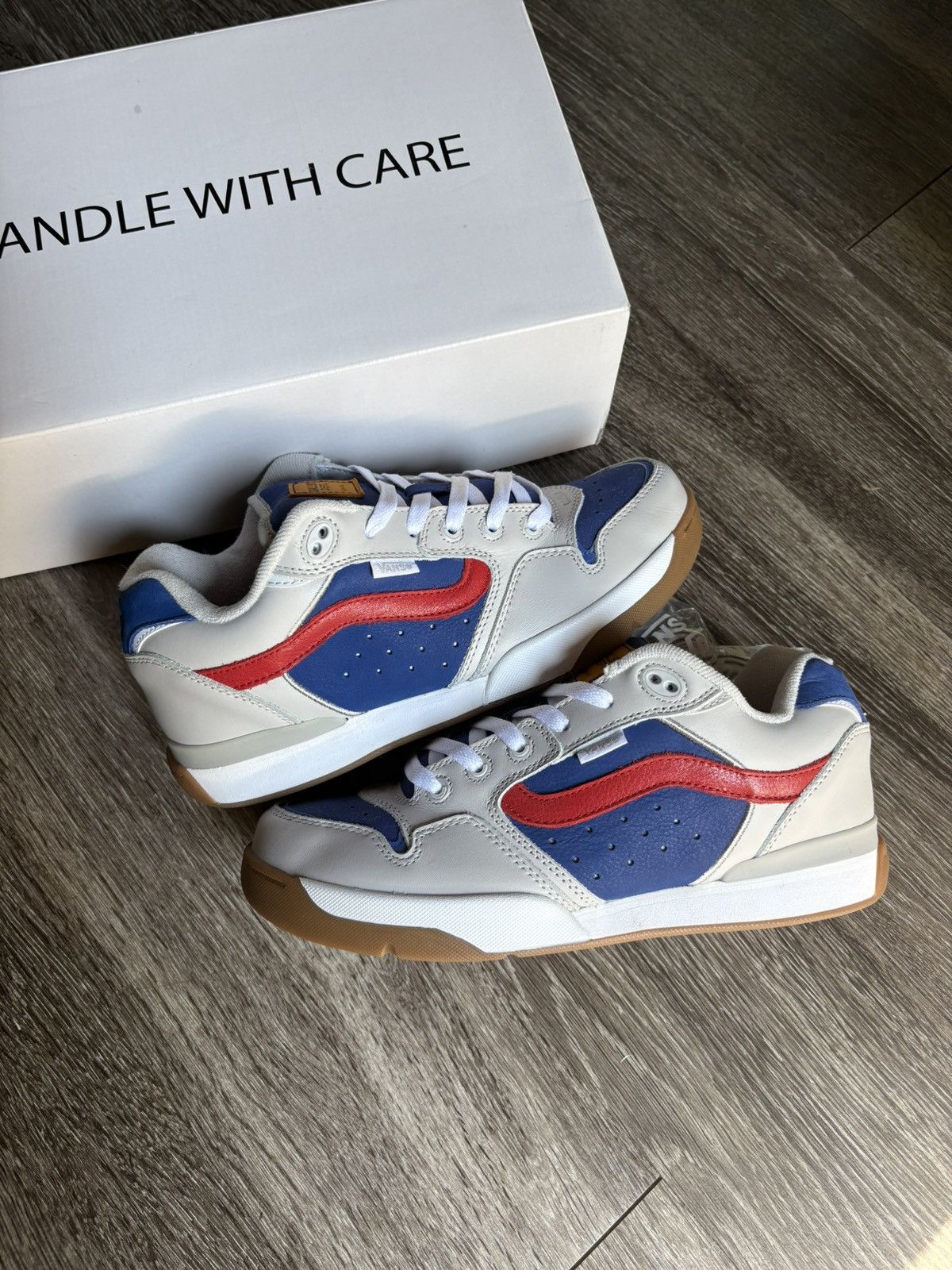 Gallery Dept. × Vans Gallery Dept. x Vans Rowley Xlt Lx Blue Red Sneaker Shoe Size US 10 / EU 43 - 1 Thumbnail