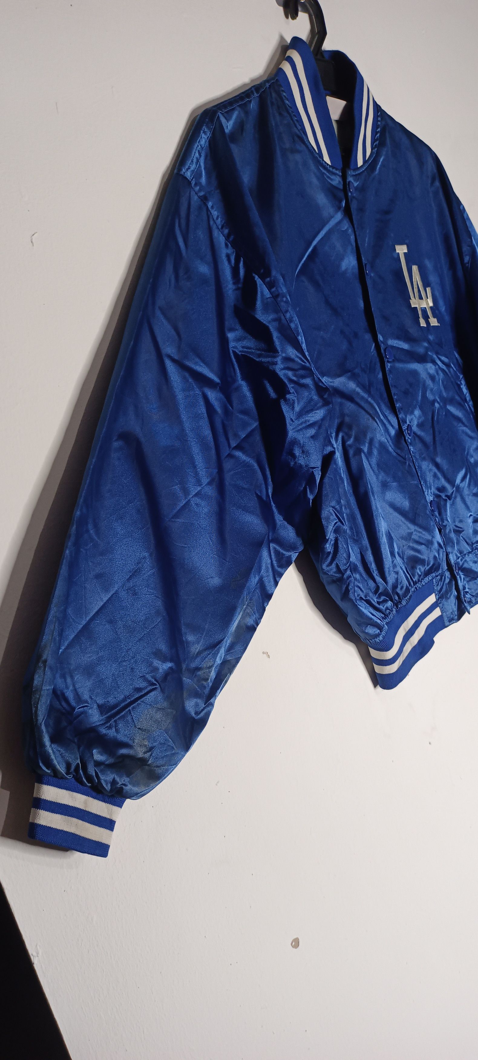 MLB × Vintage Vintage MLB Los Angeles Dodgers Hideo Nomo Varsity Jacket Size US XL / EU 56 / 4 - 2 Thumbnail