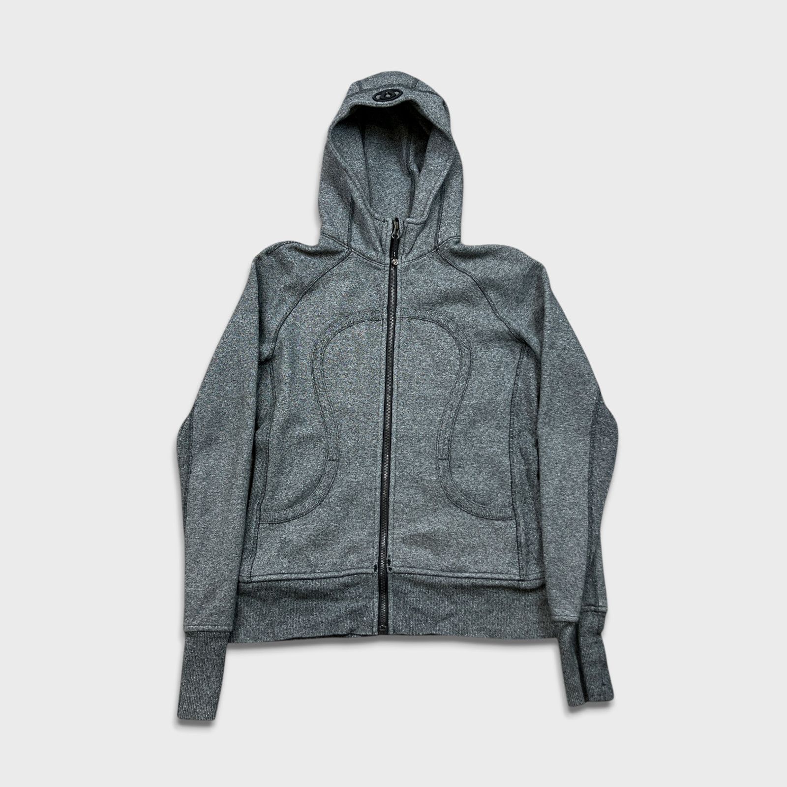 Lululemon × Vintage Lululemon Scuba Hoodie Medium Hooded Sweatshirt Thumbholes Size M / US 6-8 / IT 42-44 - 1 Thumbnail