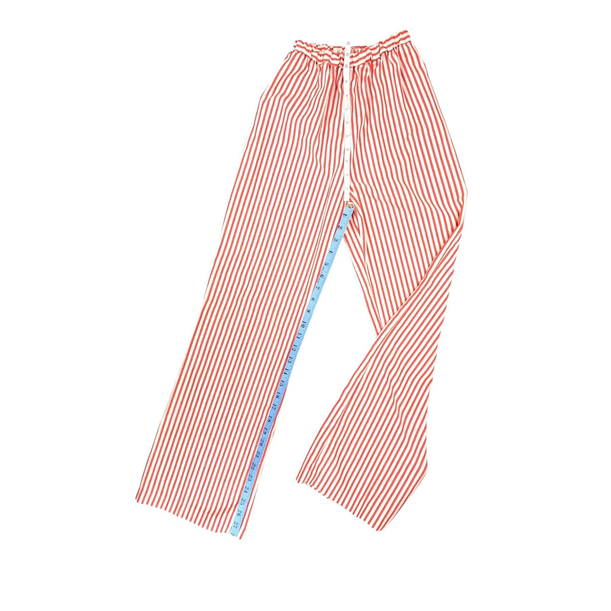 Imperial Vintage Candy Striper Uniform 1970s Red White Top Pants Hat Size S / US 4 / IT 40 - 16 Thumbnail