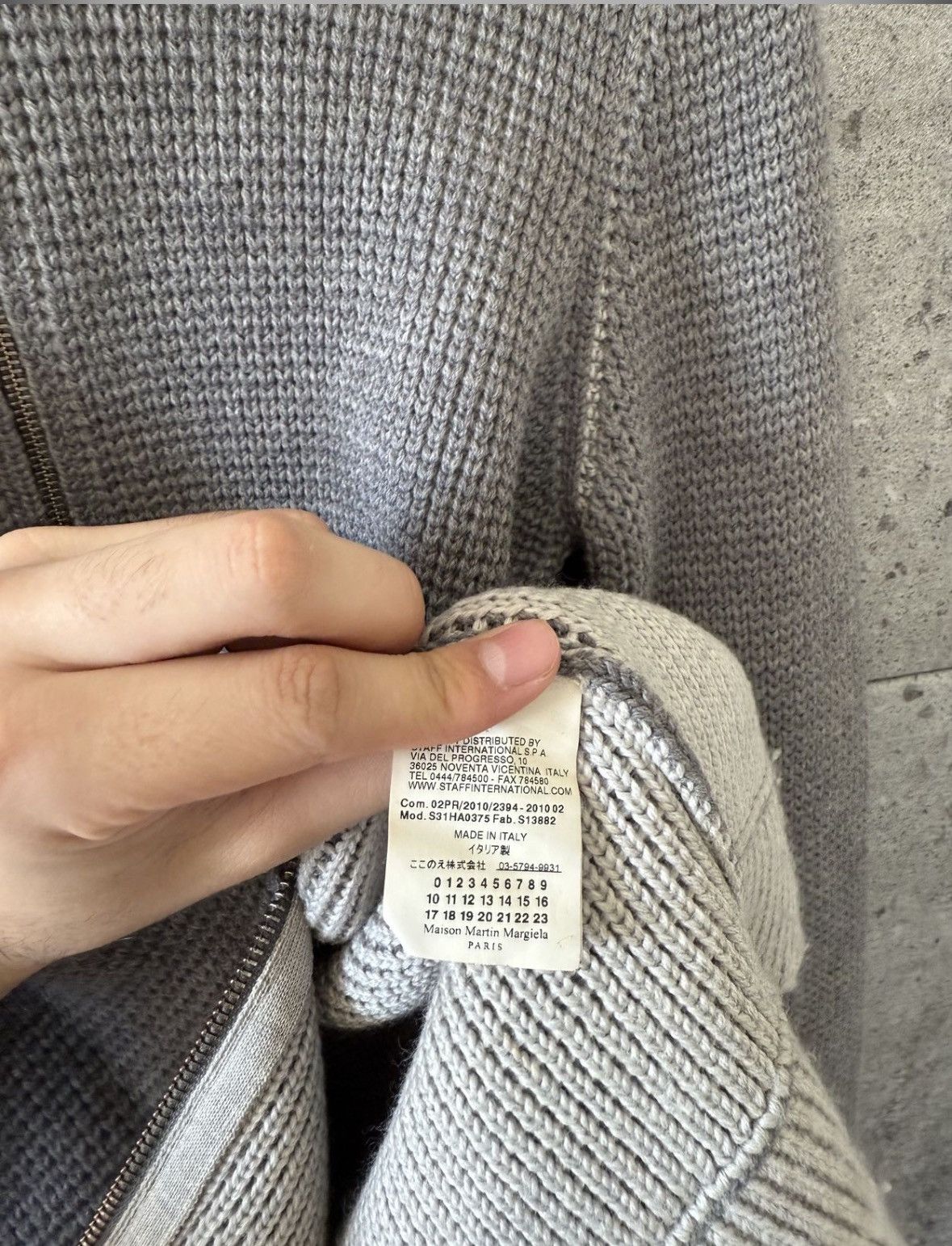Maison Margiela × Vintage Maison Margiela drivers zip up knit sweater Size US M / EU 48-50 / 2 - 6 Thumbnail