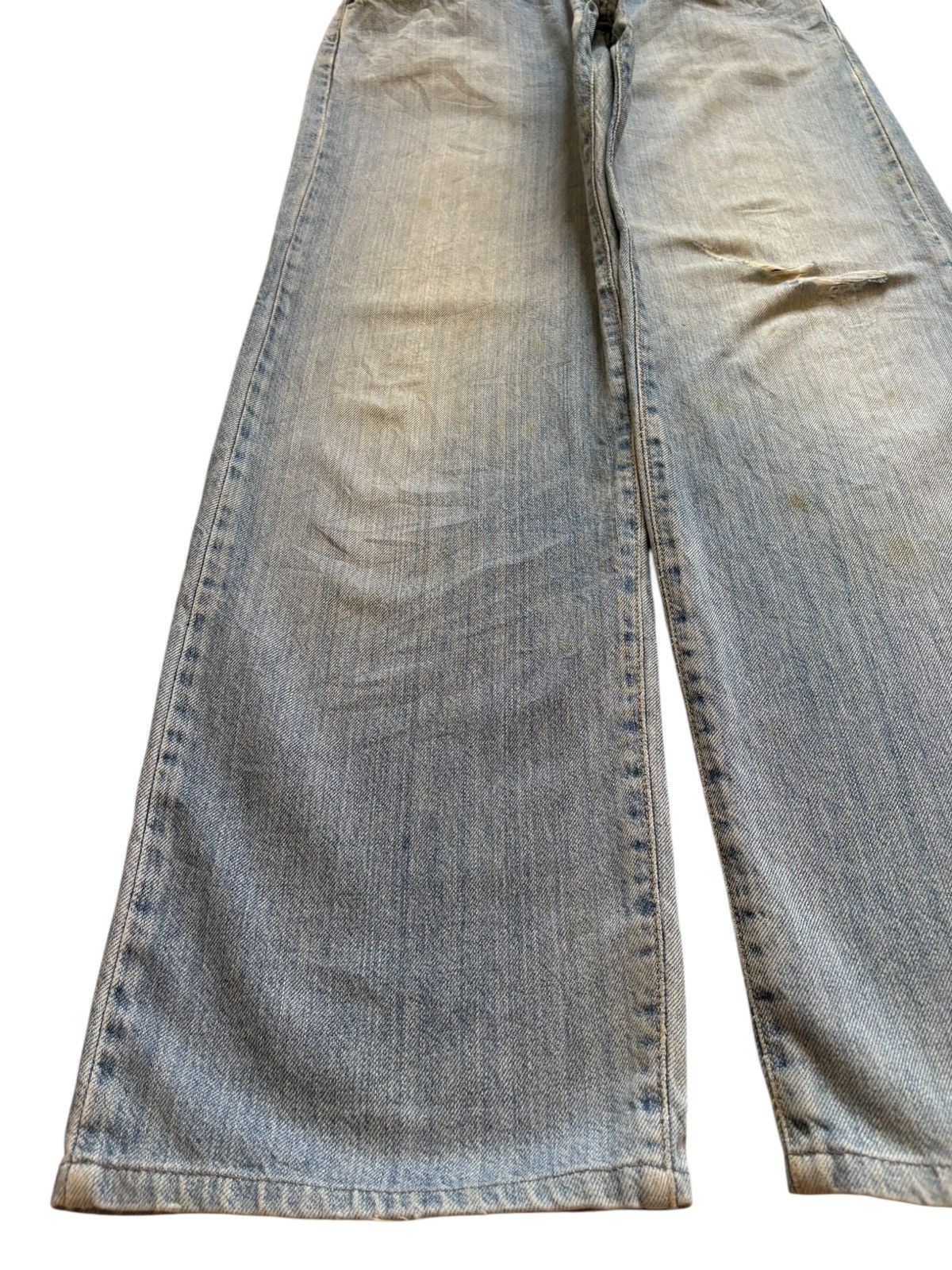 Edwin Vintage Edwin Mud Wash Distressed Baggy Jeans Size US 31 - 6 Thumbnail